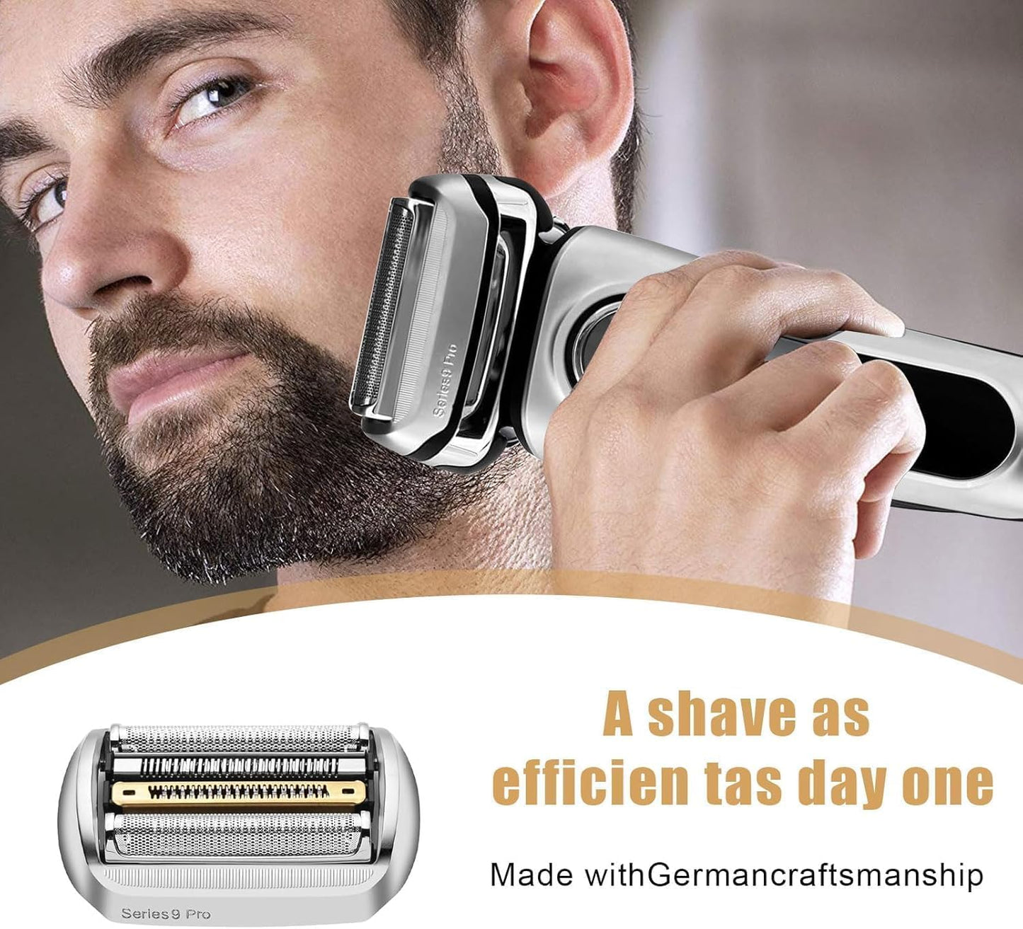 94M Series 9 Pro Electric Shaver Replacement Head for Braun Series 9 Pro and Series 9 Replacement Head for Electric Razors 9290cc, 9291cc, 9370cc, 9376cc, 9293s, 9260s, 9295cc, 9385cc (94M/3pcs)