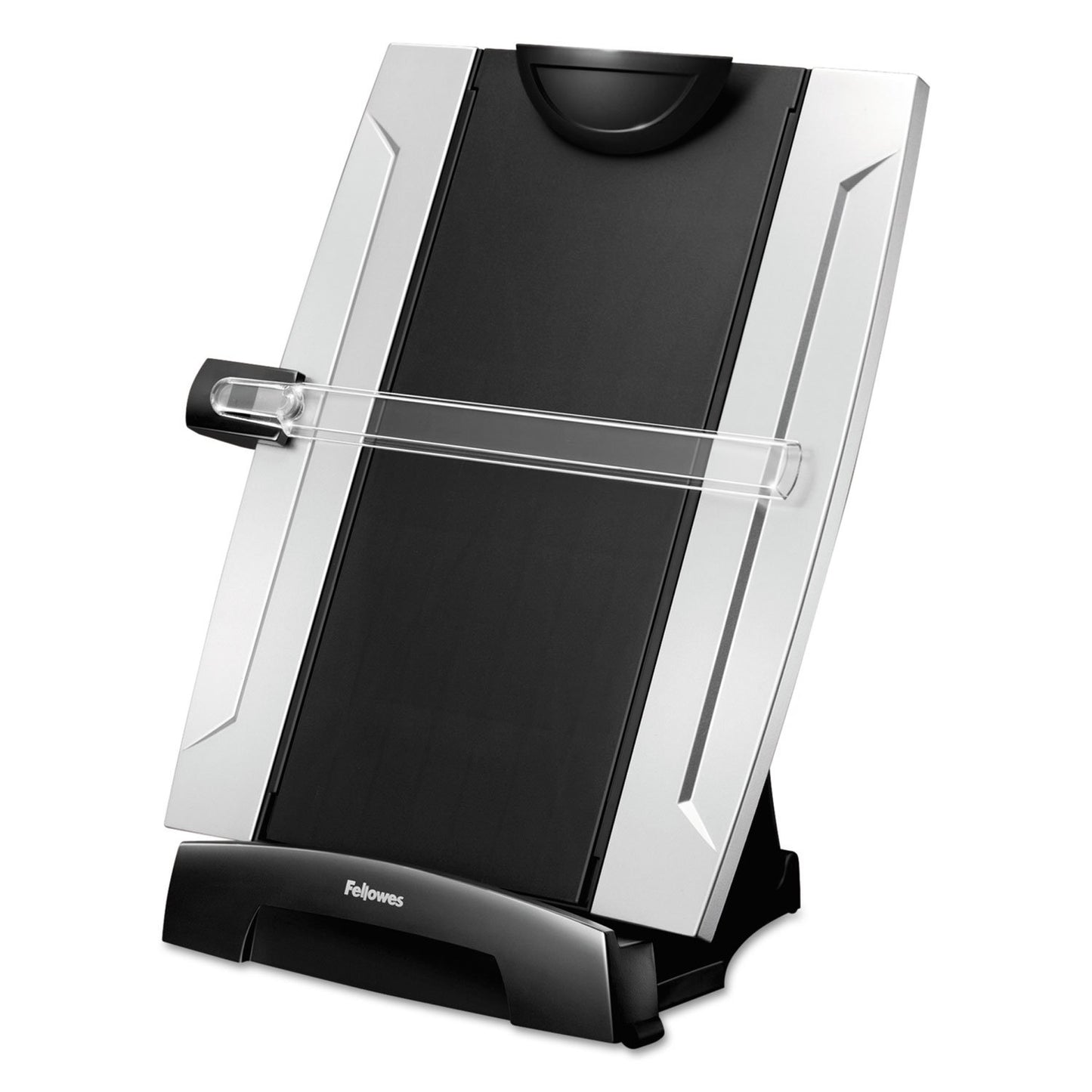 Fellowes Office Suites Desktop Copyholder with Memo Board, Black/Silver (8033201), 15" x 10.3" x 6"