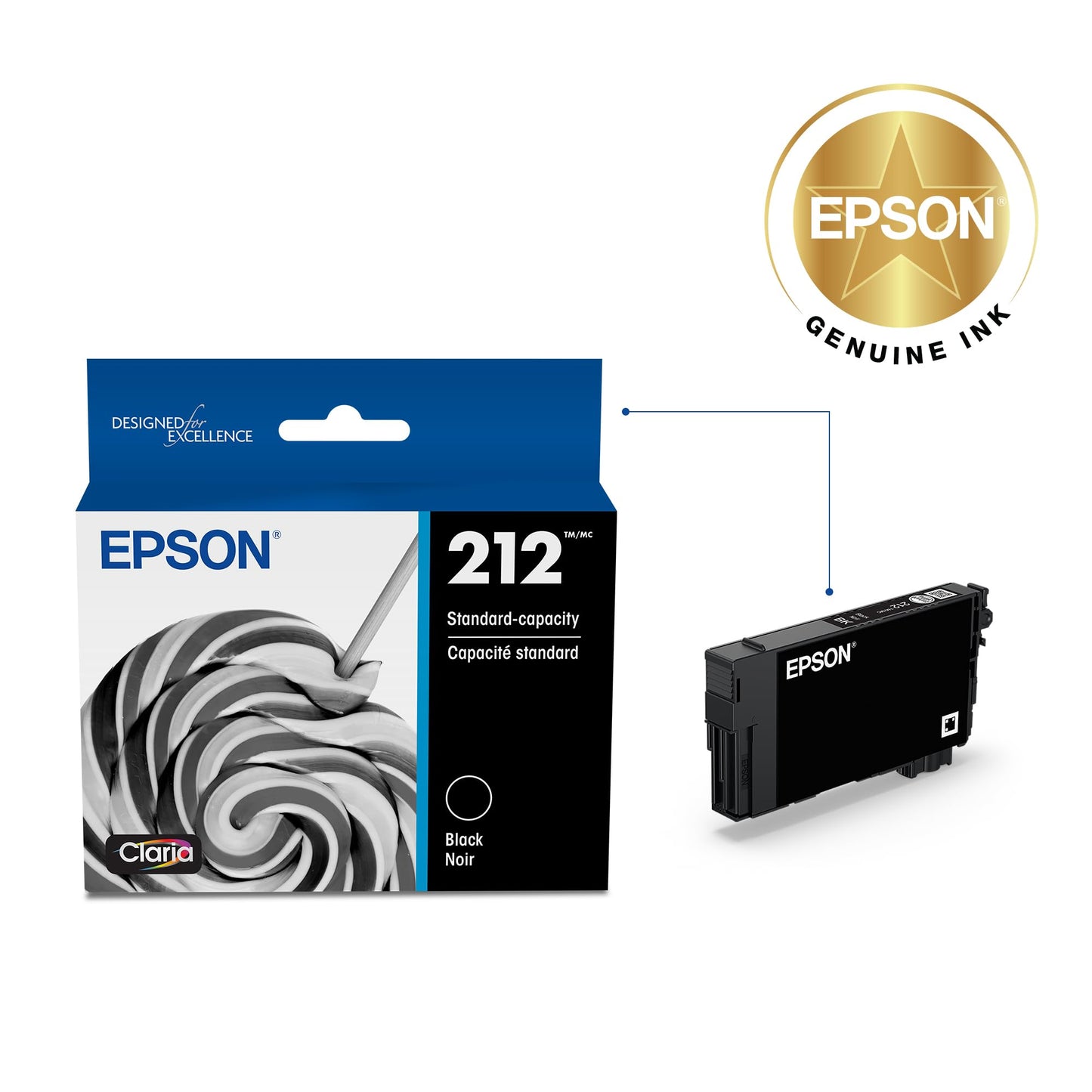 T212 Standard Capacity Black Ink Cartridge, 1 Size