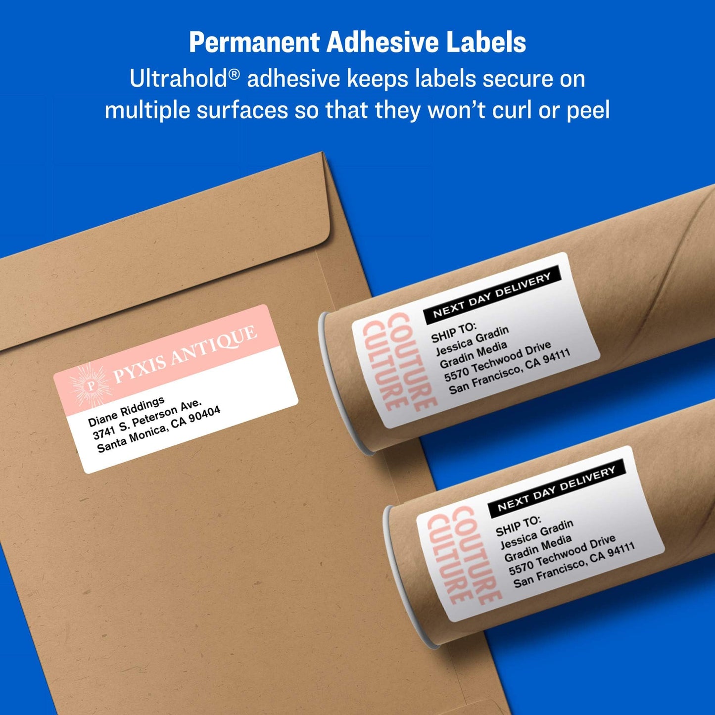 TrueBlock(R) Shipping Labels with Sure Feed(TM), 600/BX