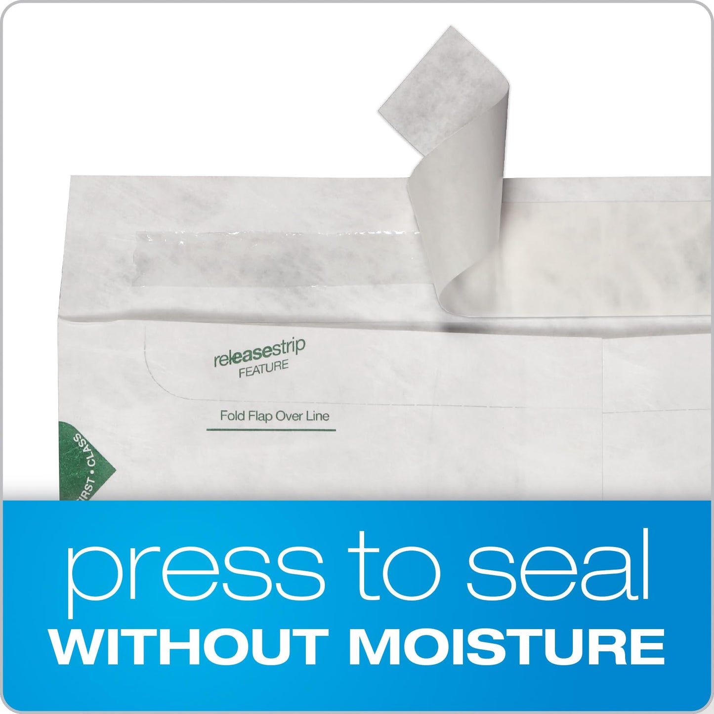 Quality Park Tyvek Open End First-Class 10 X 13 Inch White Envelopes 100 Count (R1590)