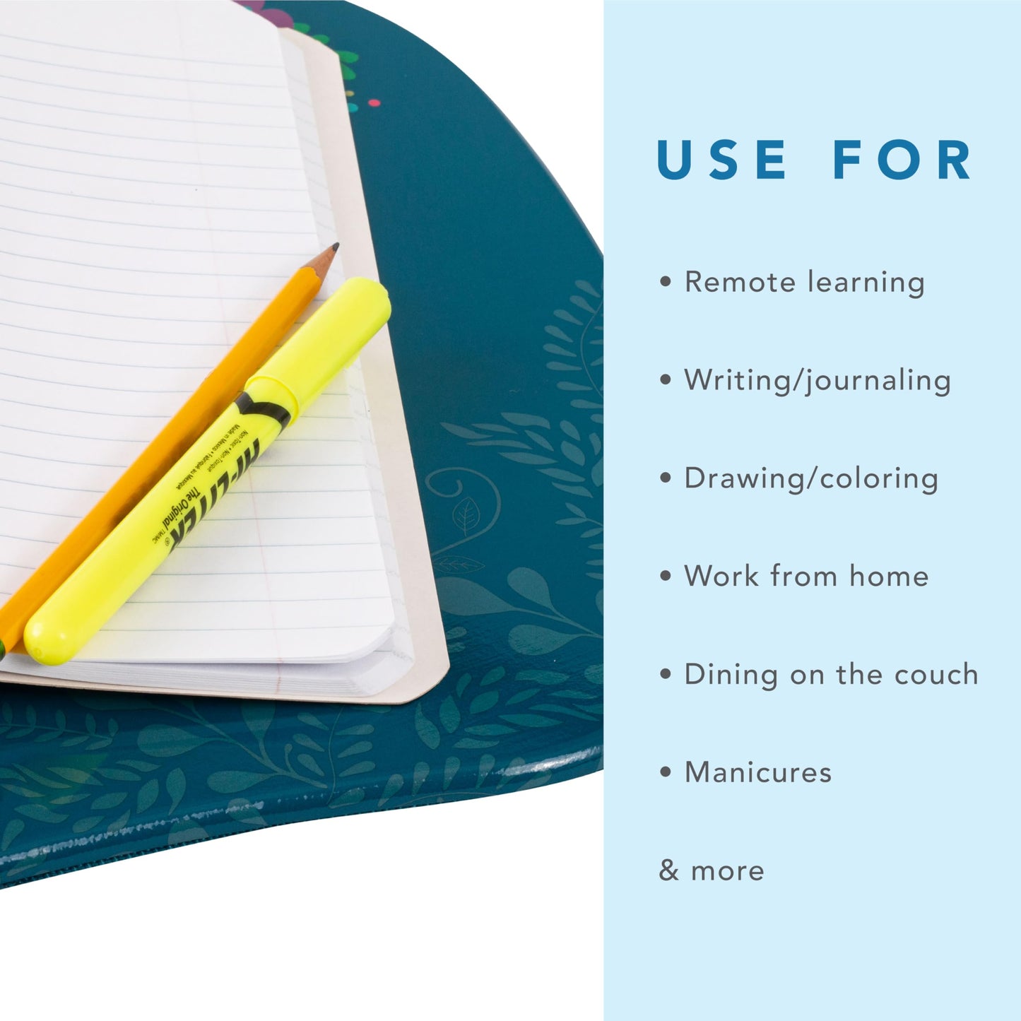 LapGear MyStyle Lap Desk - Big Ideas - Fits up to 15.6 Inch Laptops - Style No. 45311