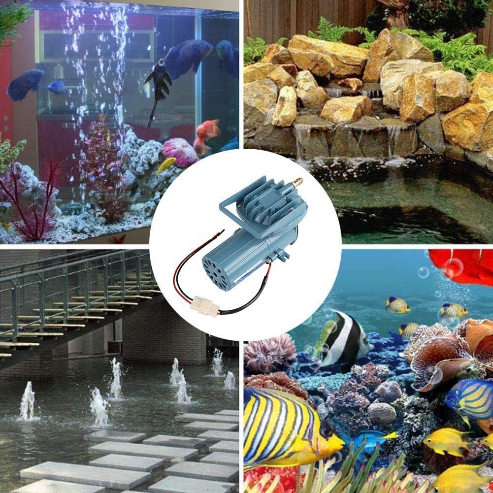 Air Pump,DC 12V Aquarium Air Pumps,35W Compressor Aerator,Air Pump Aerator for Fish Pond Aquaculture Aquarium Accessory Tool