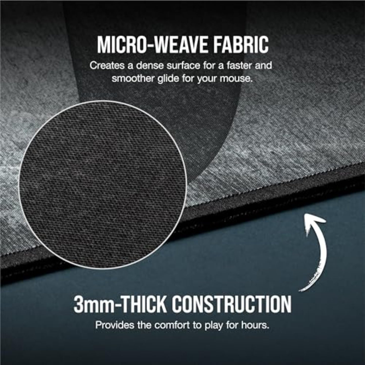 Corsair MM300 PRO Premium Spill-Proof Cloth Gaming Mouse Pad Extended - Multicolor