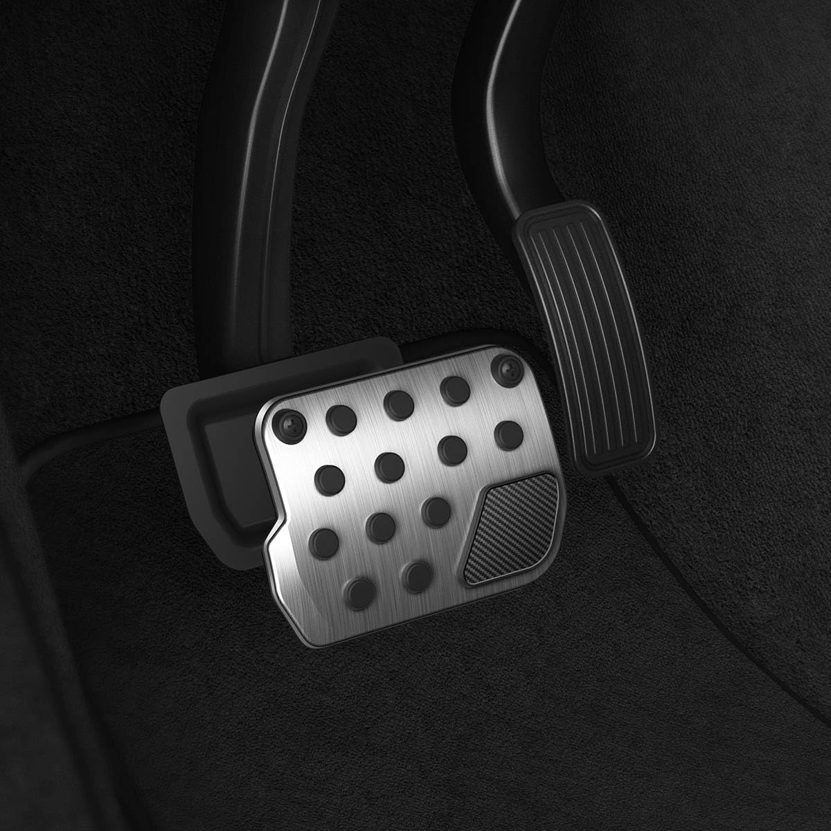 [Upgraded] Spigen Stainless Steel Performance Pedal Cover for All Model Y and Model 3 - Compatible with Model Y Juniper (2025/26) and Model 3 Highland (2024/25)