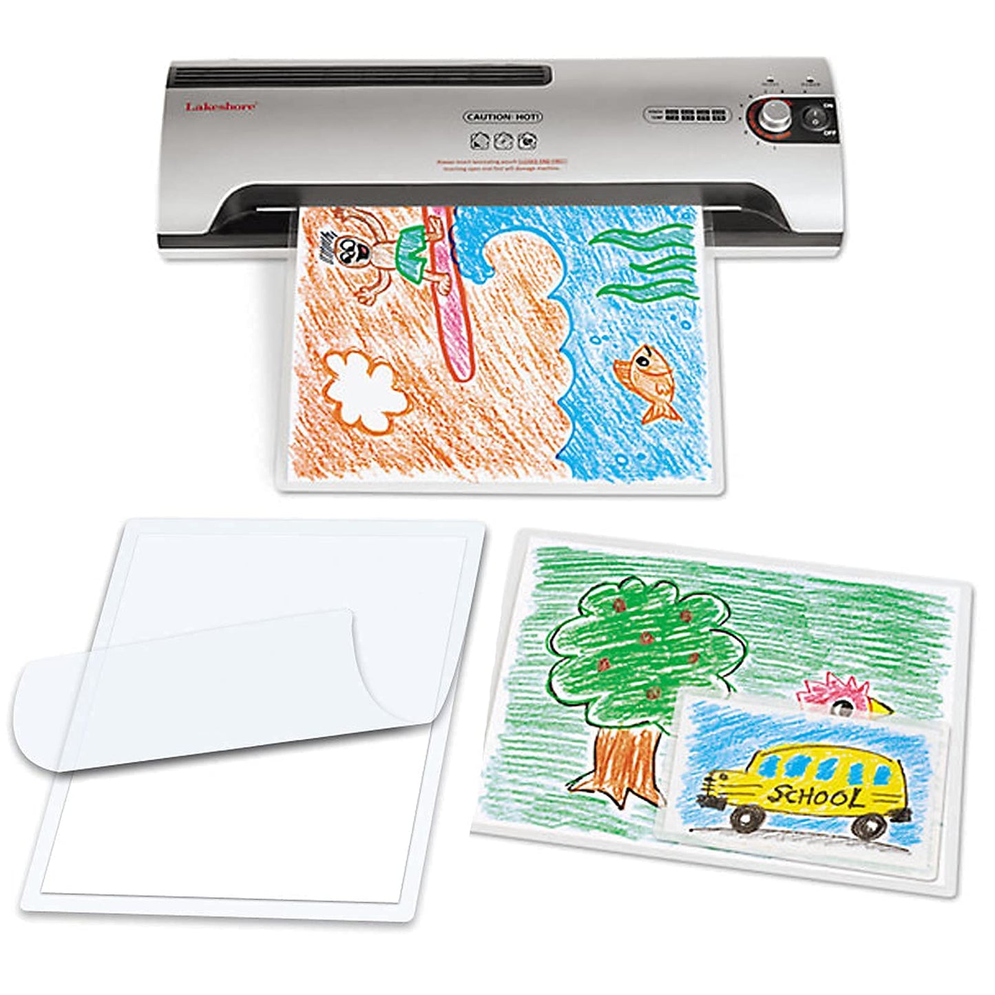 Coopaty Thermal Laminating Pouches, 3mil, 500-Pack, 8.9 x 11.4 Inches, Letter Size Sheets