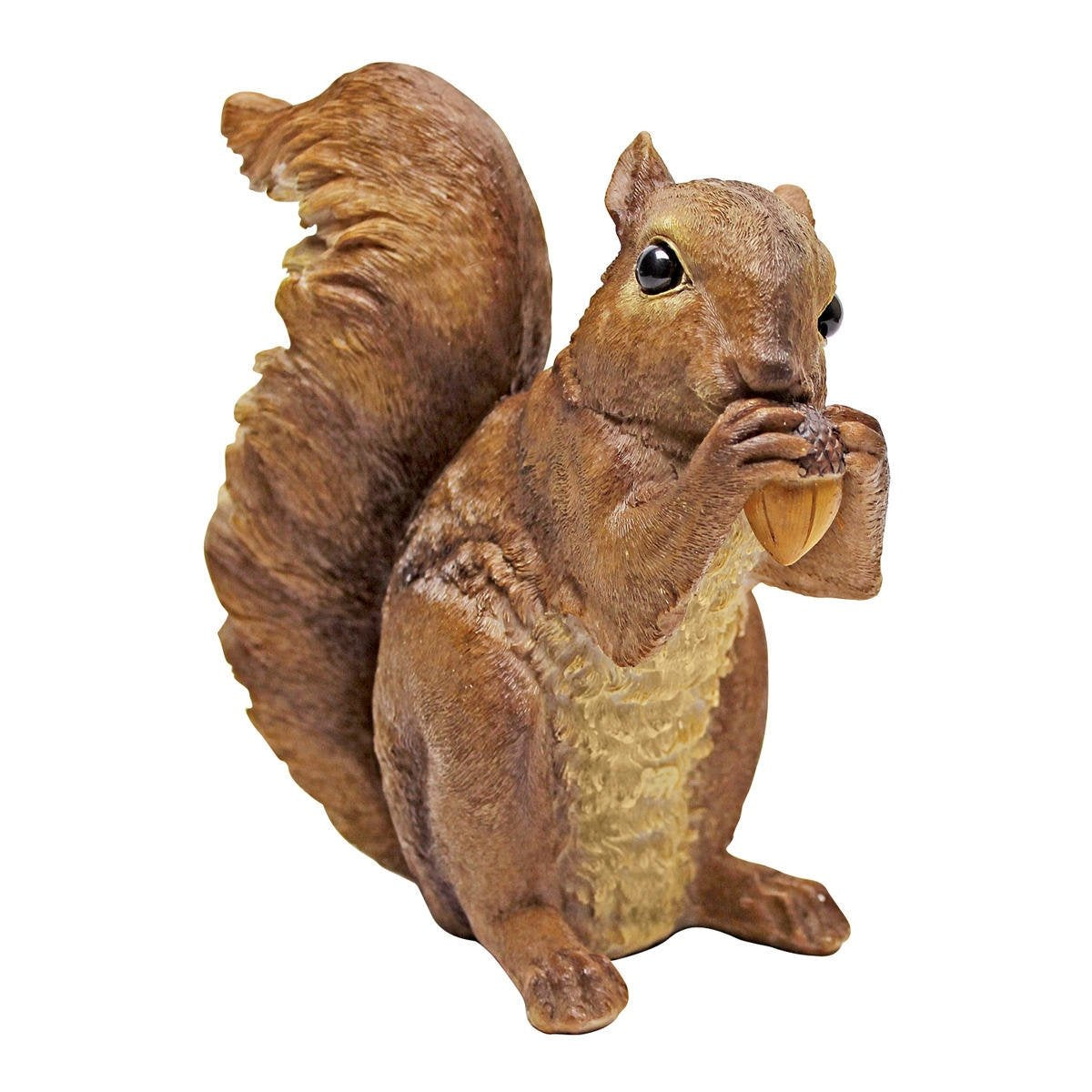 Design Toscano Chomper The Woodland Squirrel Outdoor Garden Statue, 18 cm, Polyresin,