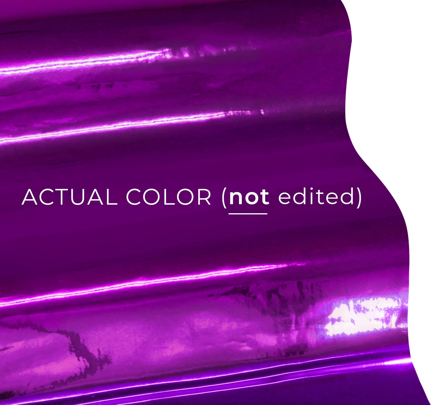 VViViD Chrome Purple Gloss DECO65 Permanent Adhesive Craft Vinyl Roll for Cricut, Silhouette & Cameo (12" x 50FT)