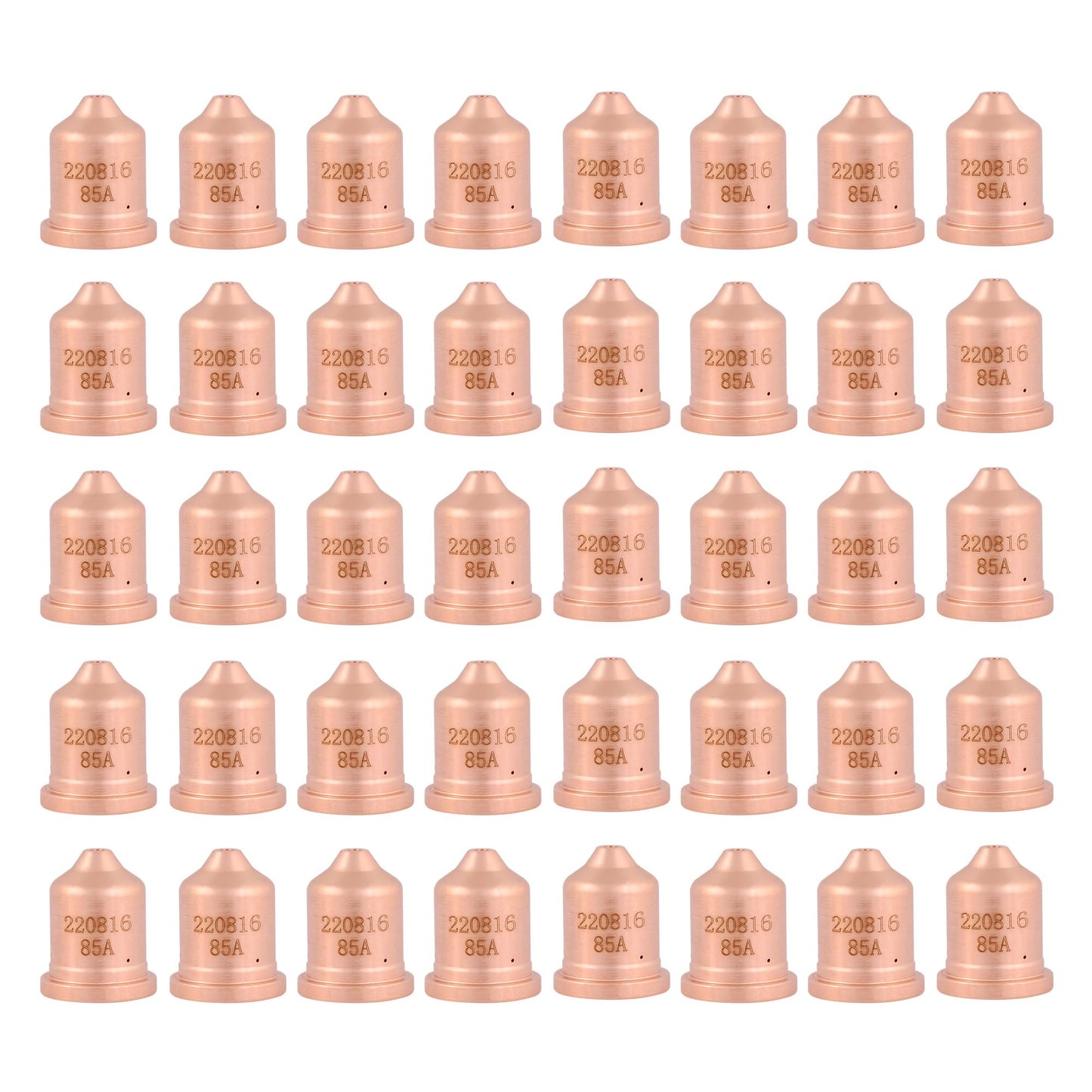 KEMAO 220816 85A Nozzle Tips, 40Pcs, Fit for Hypertherm Powermax85/105 Duramax Plasma Cutting Torch Consumable
