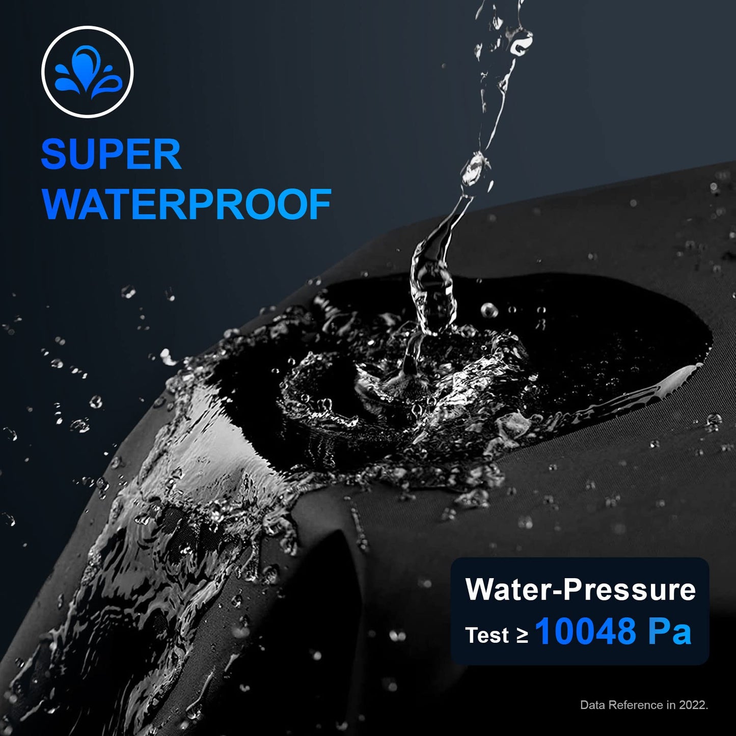 Comnova Grill Cover for Weber Q Series on Cart - Heavy Duty & Waterproof BBQ Cover for Q2000/Q200/Q1000/Q100 With Portable Stand, Q2200, 2400, 1200, 1400 and More