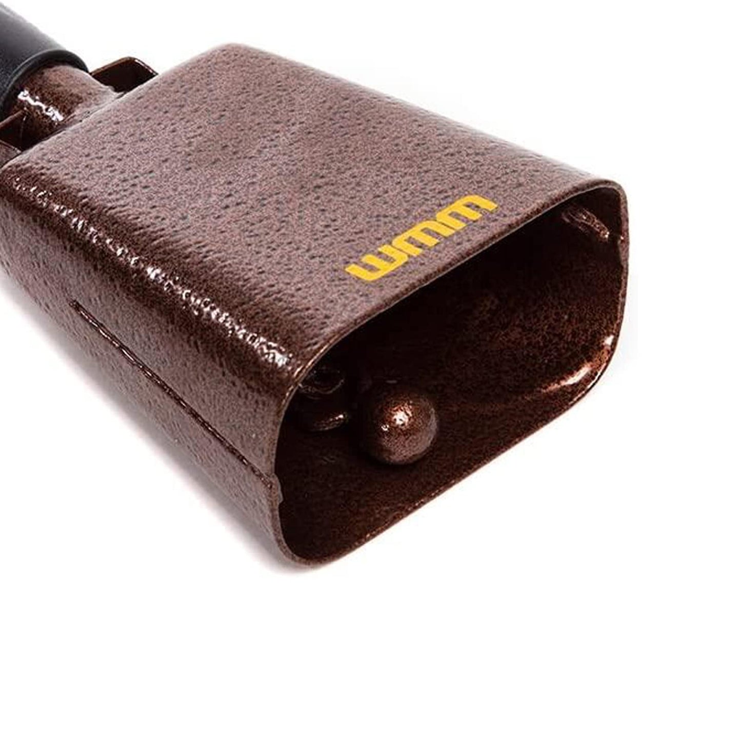 2-Pack 10 Inch Cow Bell Noise Maker Cowbell with Handle for Sports Events Cheering Bell Large Solid School Bells Call Bell Alarm Bell (Copper)