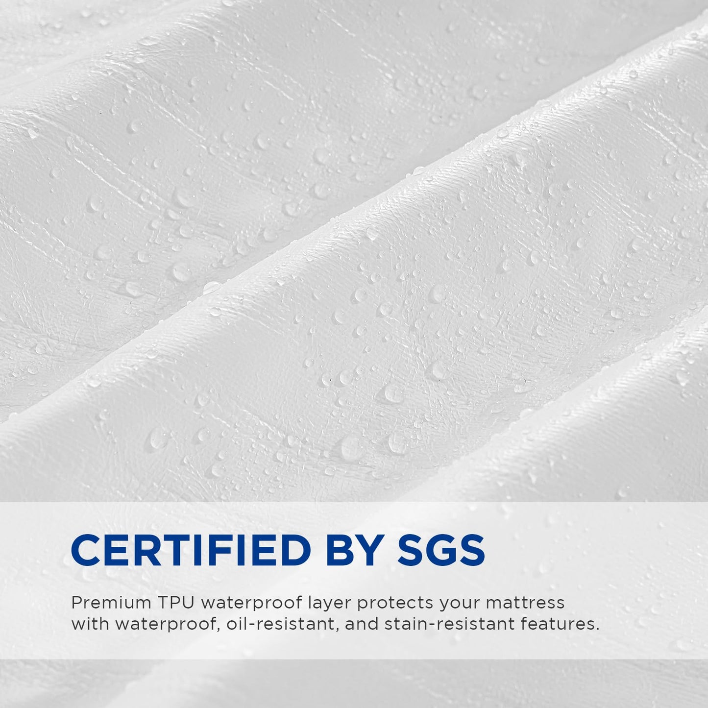Upvilla Queen Mattress Protector Waterproof - Machine Washable, Noiseless Bed Mattress Pad Cover with Deep Pocket for 8 to 21 Inch Mattresses