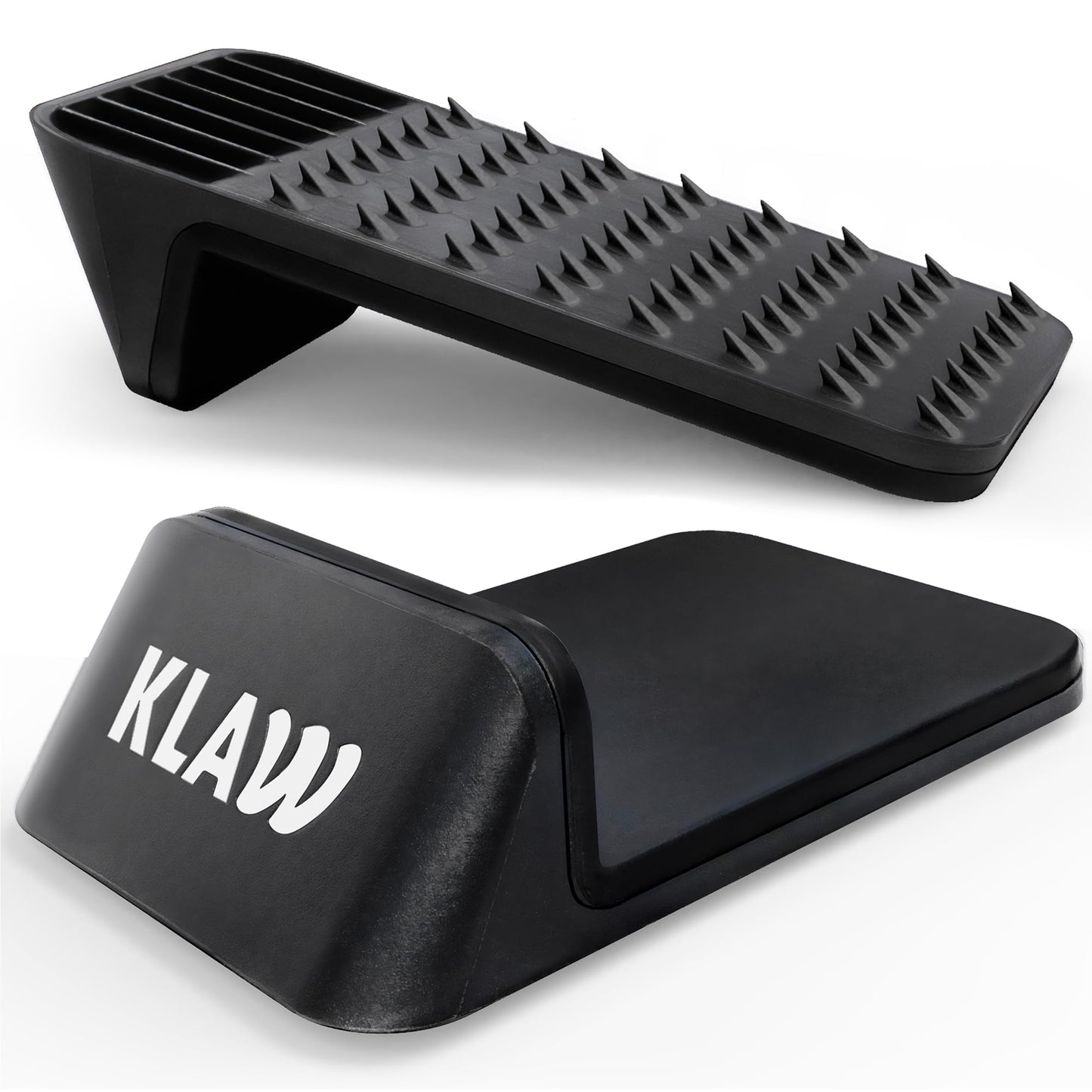 KLAW Bass Drum Rug Anchor - Completely Stops Drum Creep | Works on Every Drum Mat, Drum Rug & Carpet | Pocket Drum Accessories For Kick Drums | Gift Ready Drum Set Brake Accessory (Black, Regular)