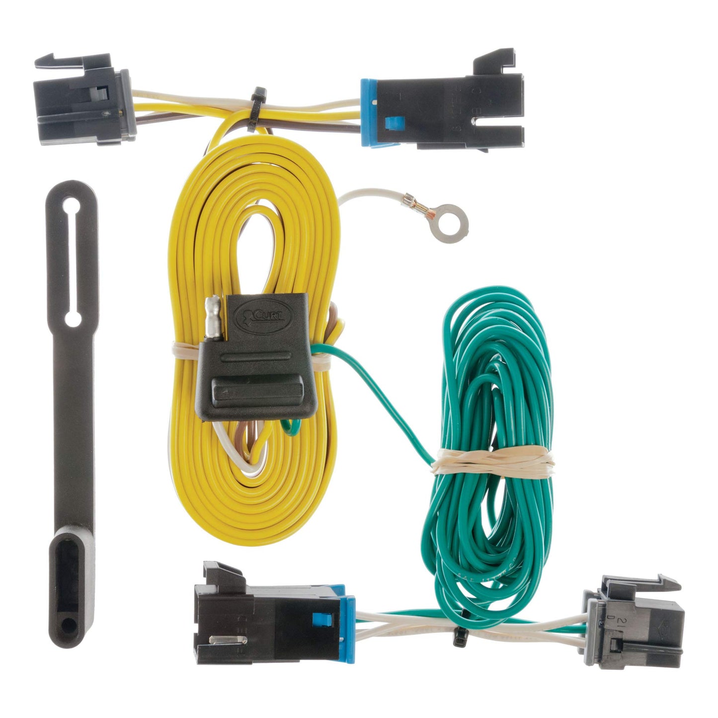 CURT Manufacturing 55540 Vehicle-Side Custom 4-Pin Trailer Wiring Harness for Select Chevrolet Express, GMC Savana