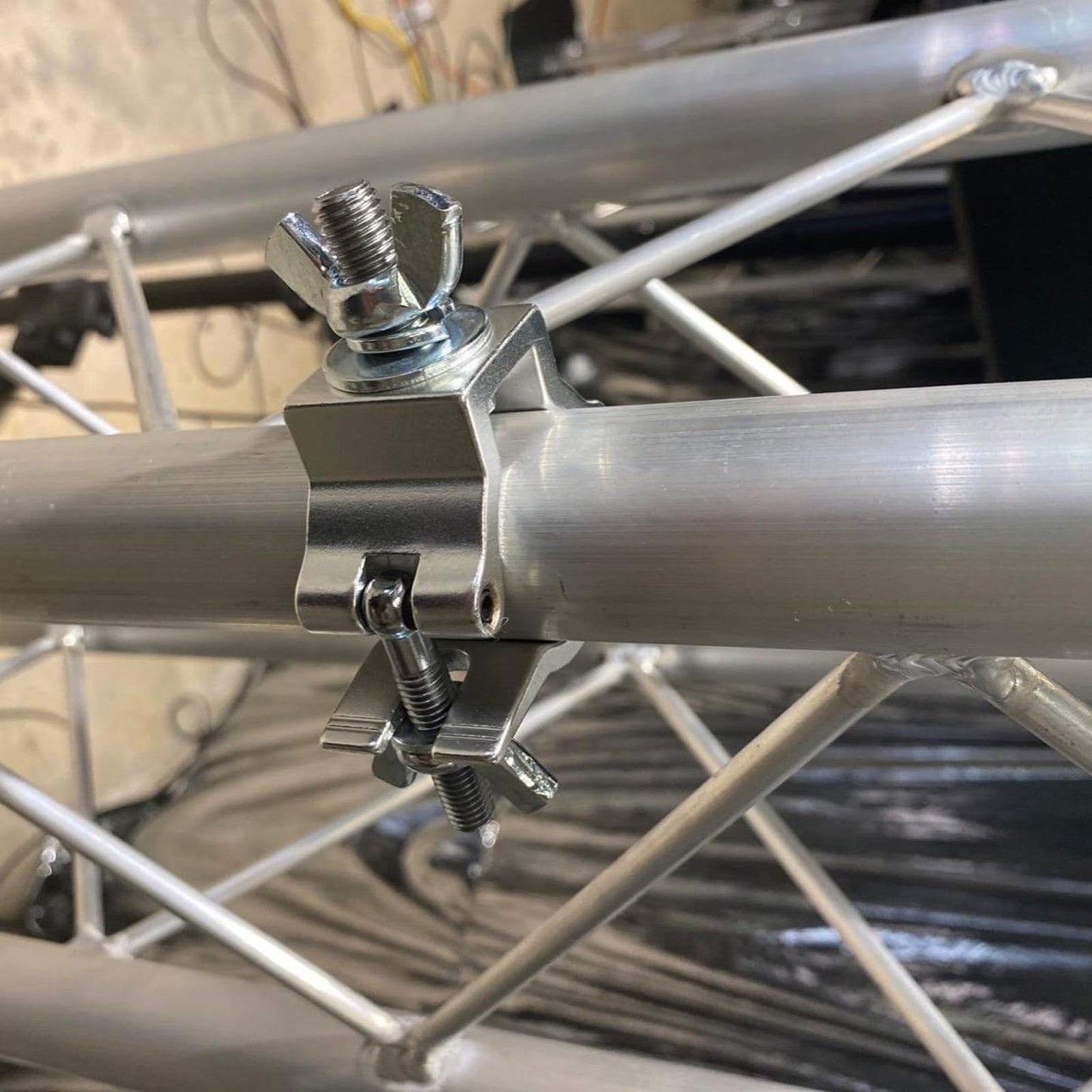 MAHIONG 10 Pack Stage Lighting Clamps, 220lbs Heavy Duty Aluminum Truss Clamp for 30-36mm / 1.18-1.38 Inch Truss Tube