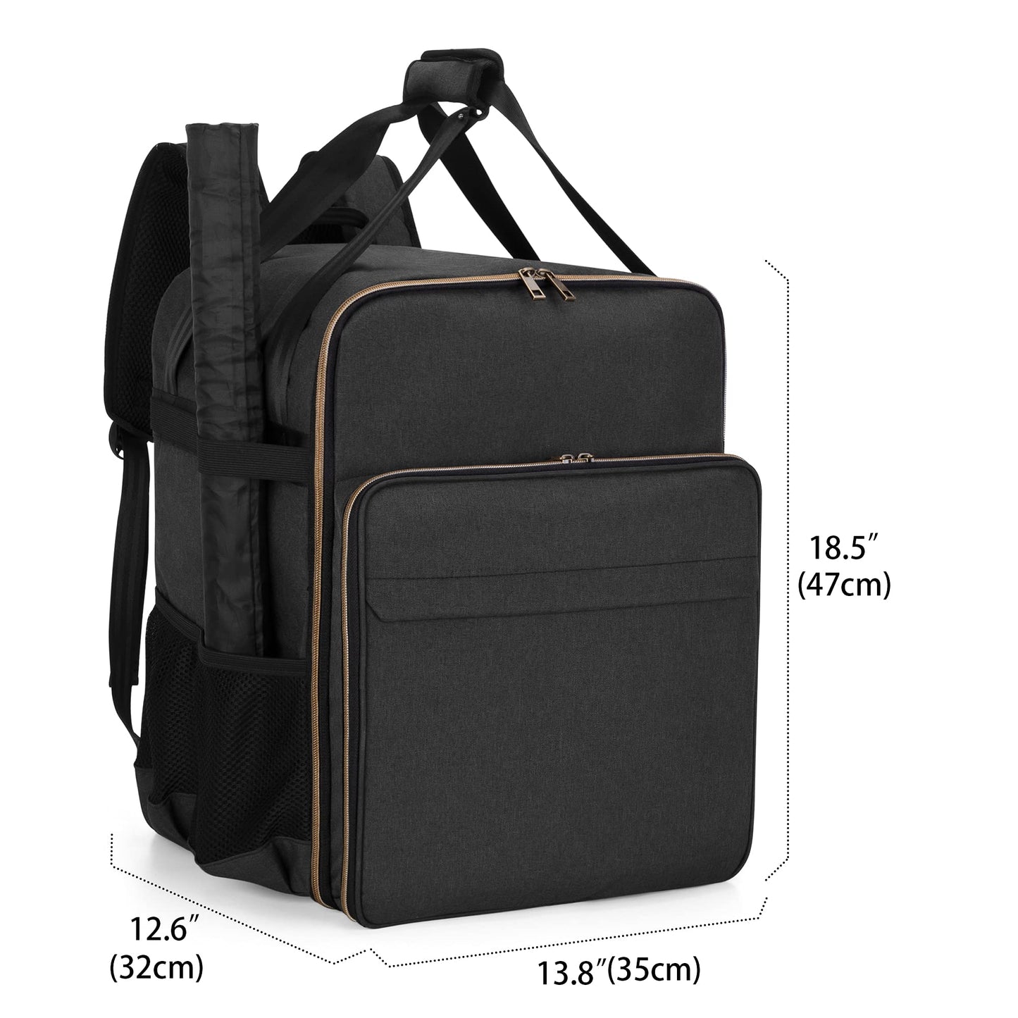 Trunab Board Game Bag Portable Padded Game Storage Tote Bag Carrier for Most Board Games, Card Game, with Large and Multiple Accessory Pockets, Carrying Handle, Map Sleeve