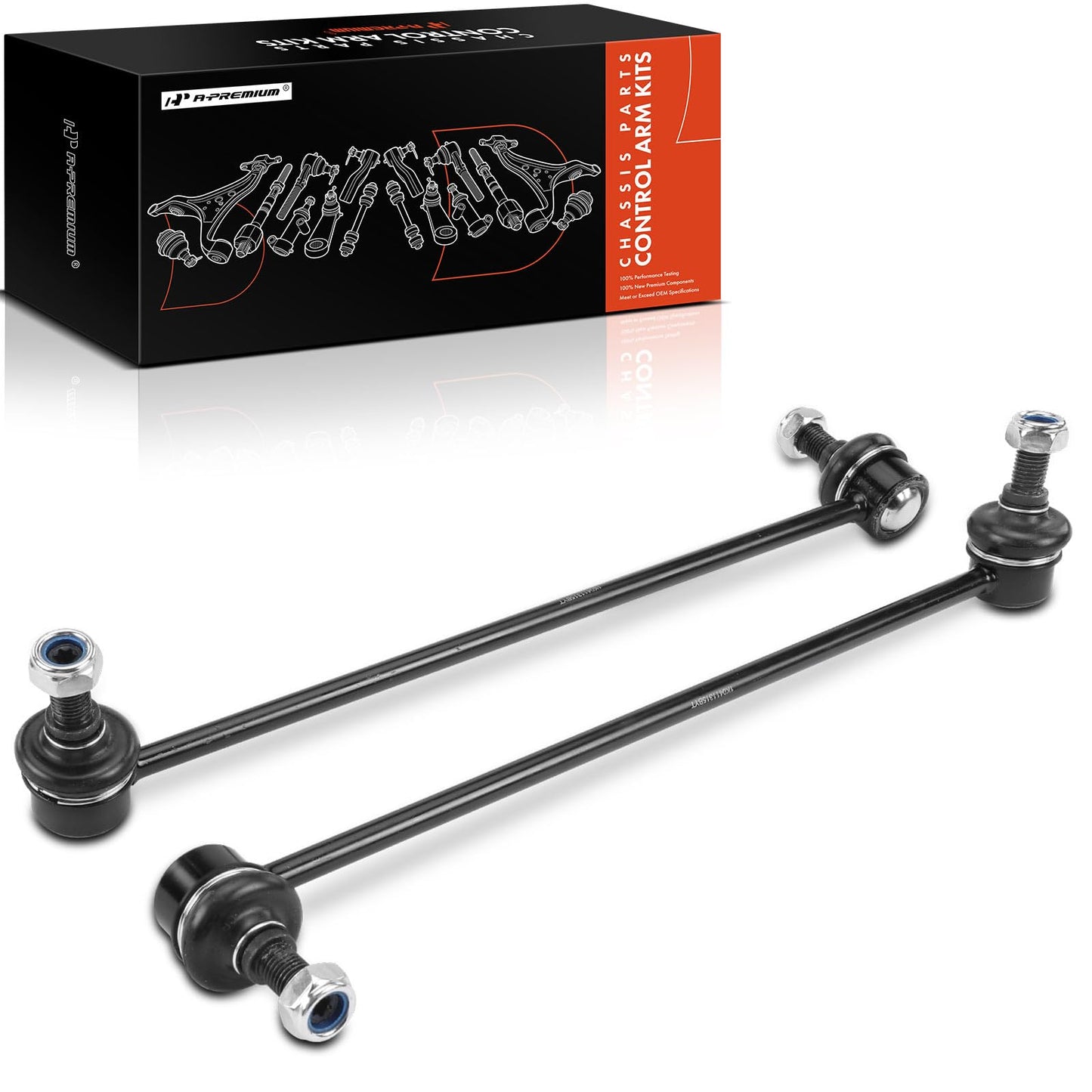 A-Premium 2 x Front Sway Bar Links Stabilizer Bar Links, Compatible with Volkswagen Jetta Golf Passat Tiguan Eos CC Beetle & Audi A3 (Quattro) Q3 (Quattro) TT (Quattro)