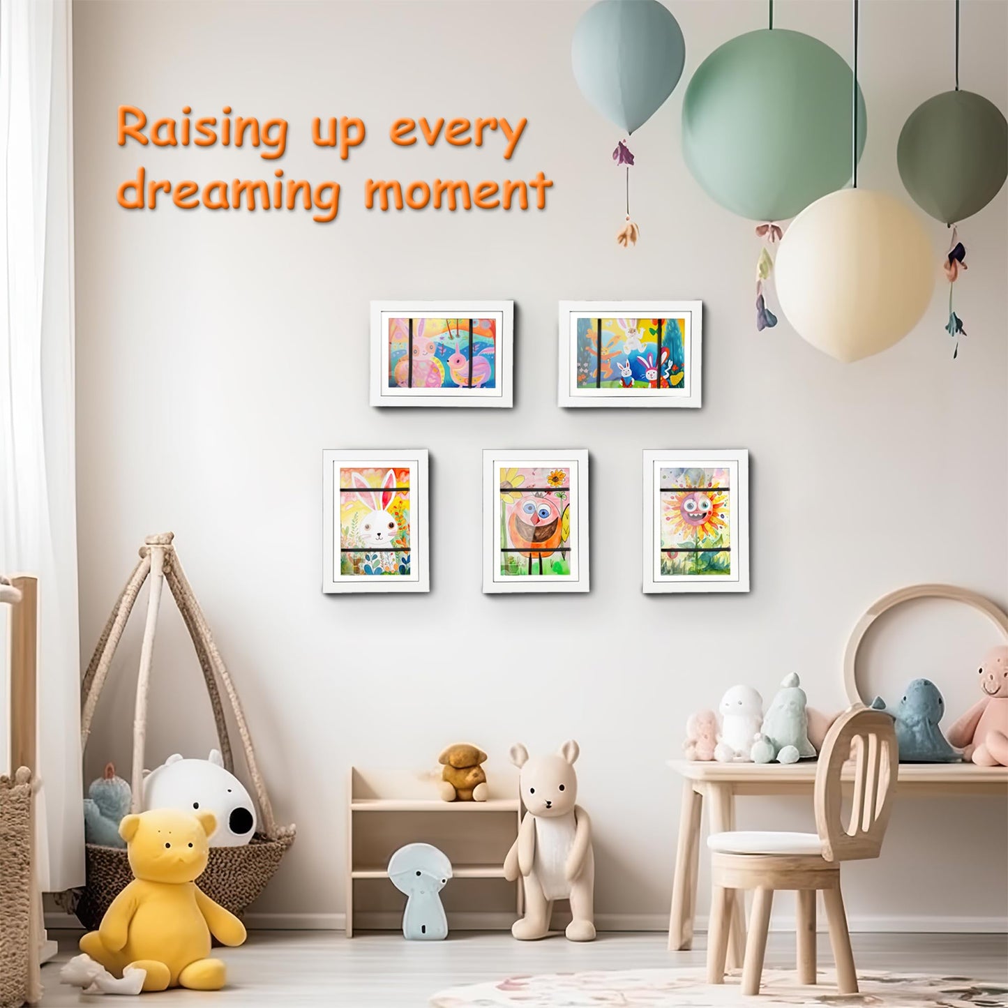 cratth [2-Pack] Kids Artwork Frames Changeable, 8.5 x 11-IN Frames for Kids Artwork, Front Opening Picture Frames, Home Decor, Up to 150 Pcs of Children Art Frame, Craft Storage, Hanging Wall Decor, Art