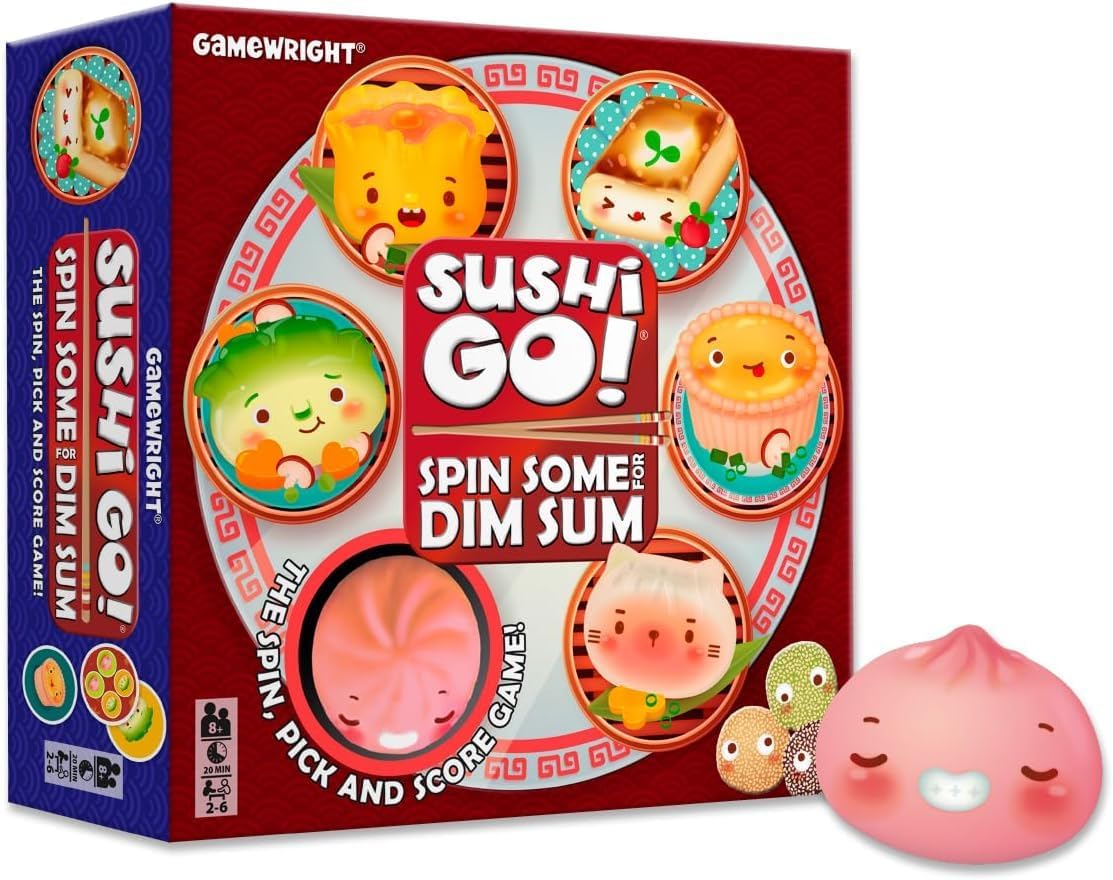 Gamewright Sushi Go Spin Some for Dim Sum- The Spin Pick and Score Game