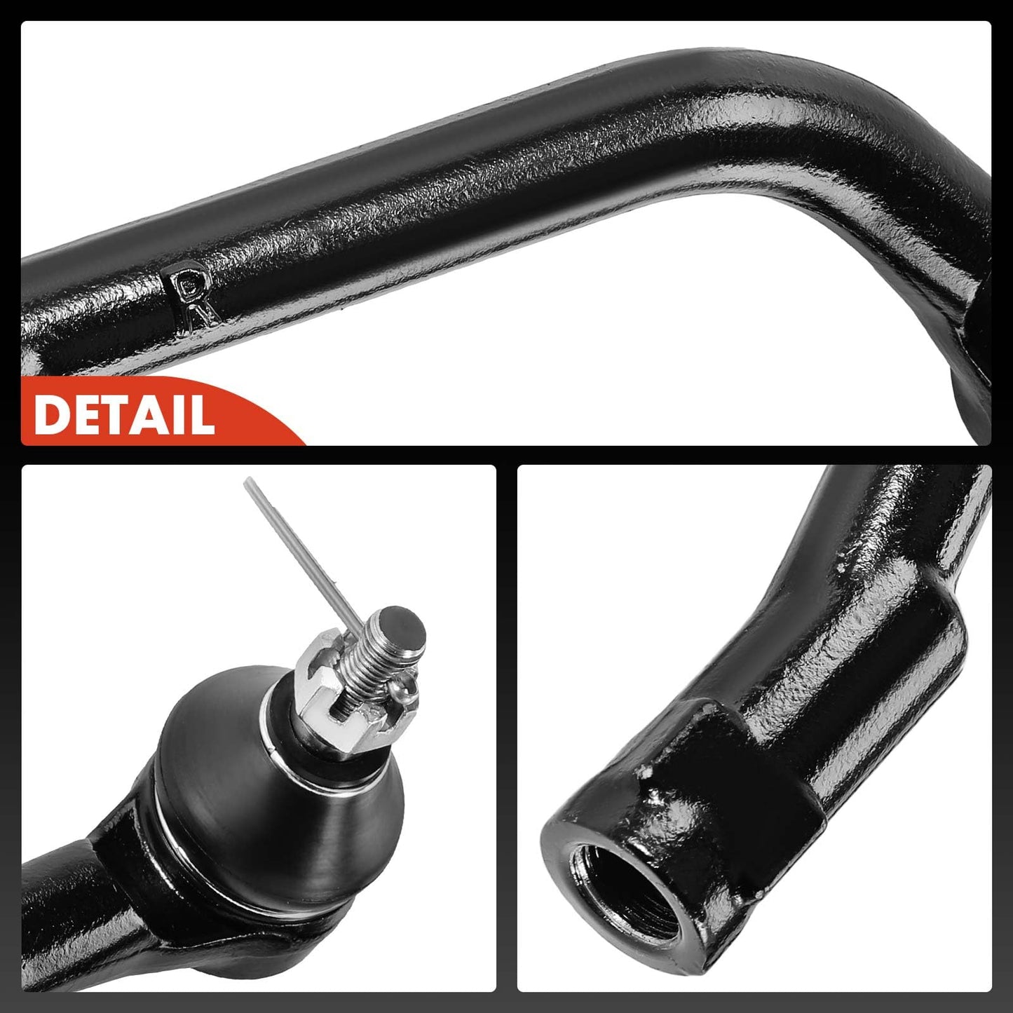 A-Premium 2 x Front Outer Tie Rod Ends, Compatible with Hyundai Sonata 2011-2015, Tucson 2010-2017, Azera 2012-2017, Kia Optima 2011-2015, Sportage 2011-2016, Cadenza 2014-2016