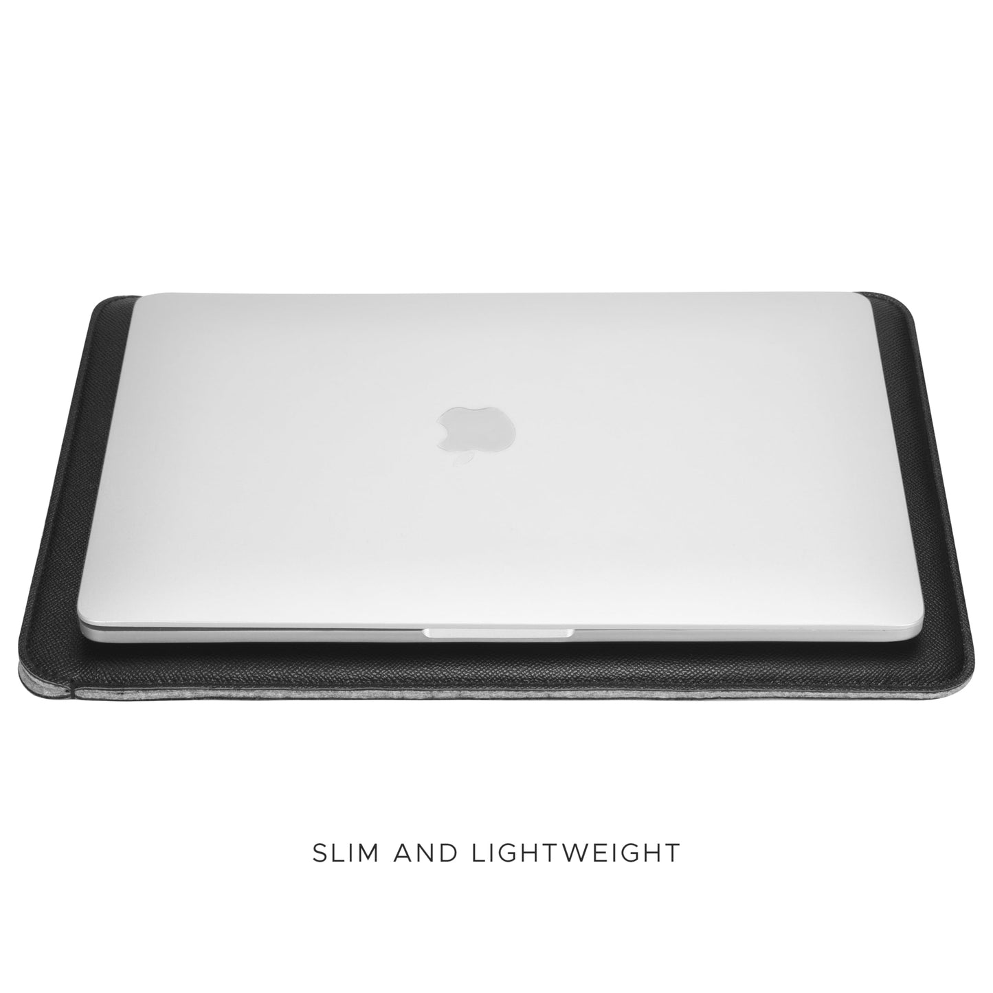 Comfyable Slim Laptop Sleeve 16 Inch Compatible for MacBook Pro M5 M4 M3 M2 Pro/Max 2026, Faux Leather Protective 16-in Mac Cover Case, Black