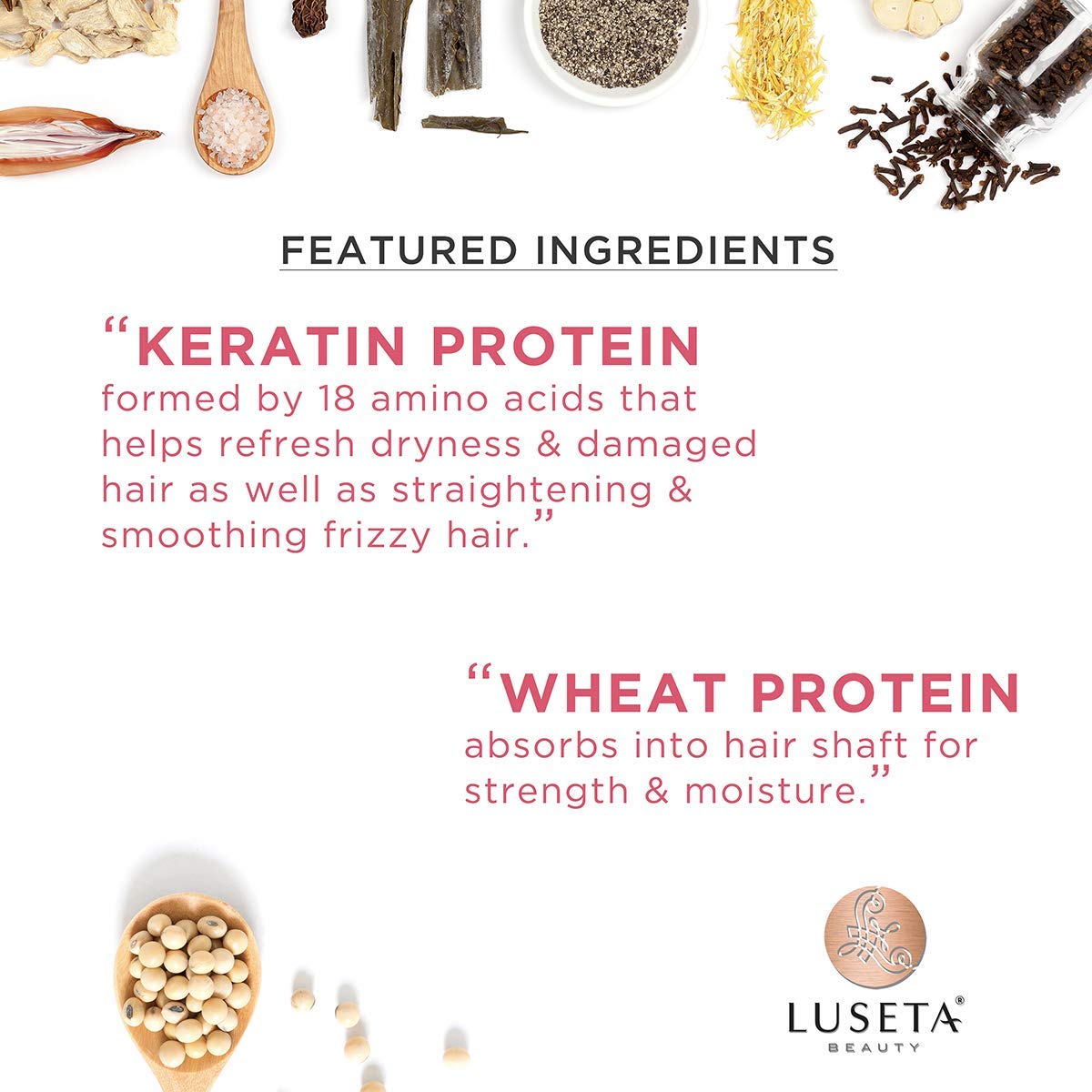 'Luseta Keratin Shampoo Smoothing & Nourishing Formula 33.8 Fl.