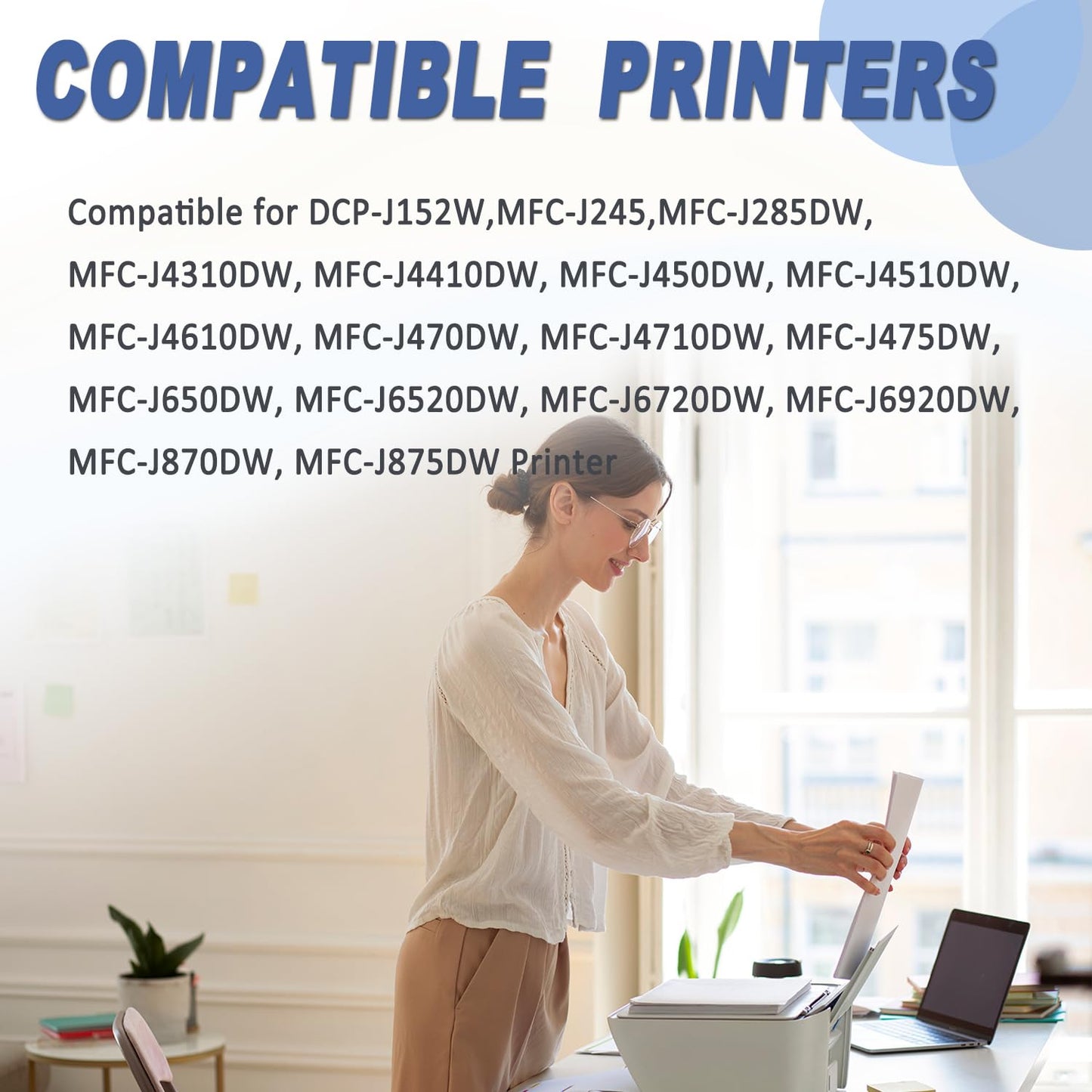 HGZ 12 Pack LC103XL Compatible Ink Cartridge Replacement for LC103 LC103XL Color Ink Cartridge for MFC J870DW J450DW J470DW J650DW J4410DW J4510DW J4710DW J6720 (4 Cyan, 4 Magenta, 4 Yellow)