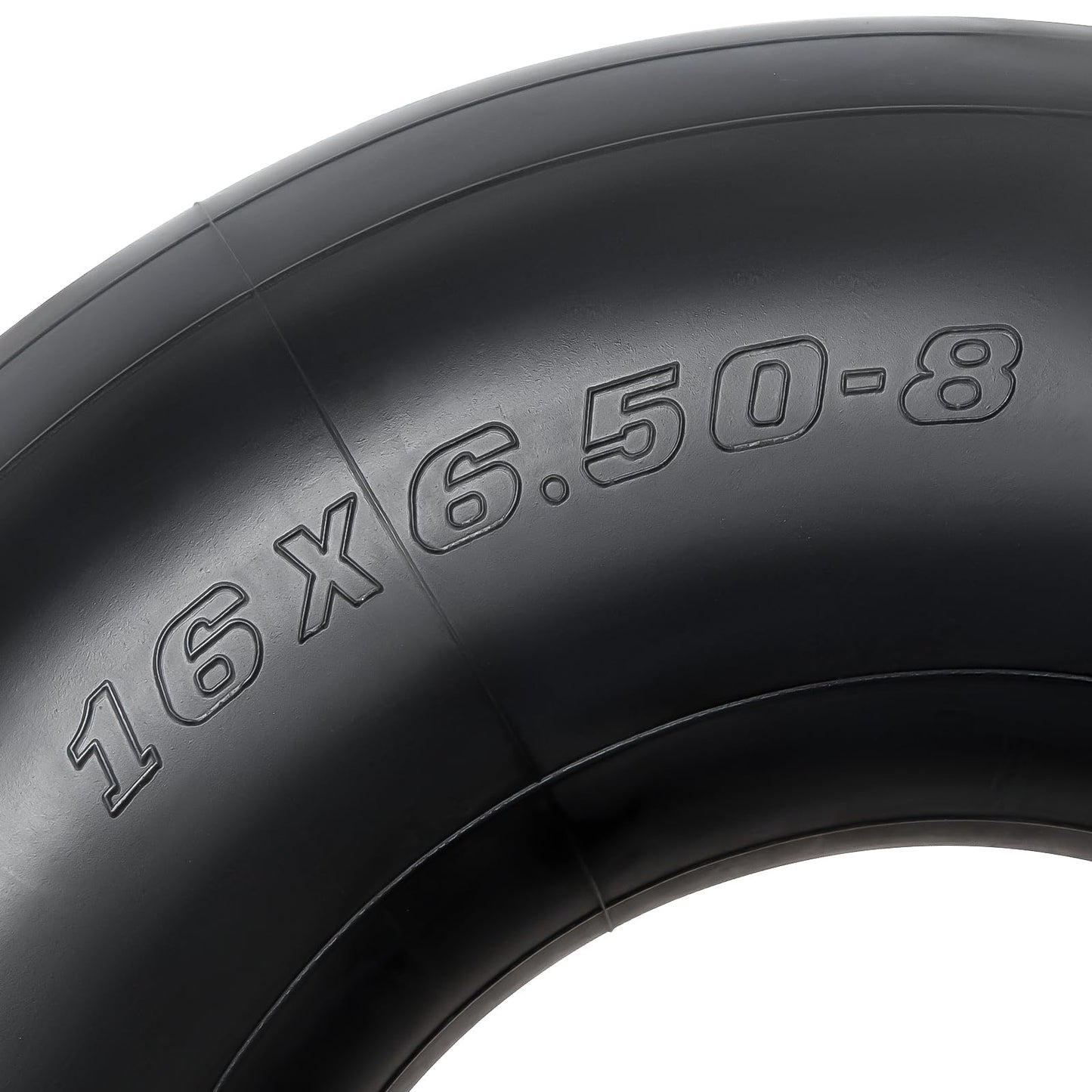 Heavy Duty 16x6.50-8 Inner Tubes with TR-87 Bent Valve Stem, Premium Replacement 16x6.50-8/16x7.50-8 Lawn Mower Tire Tubes Fit for Tractor, Garden Trailer, Golf Carts, Wheelbarrows and More Pack of 2