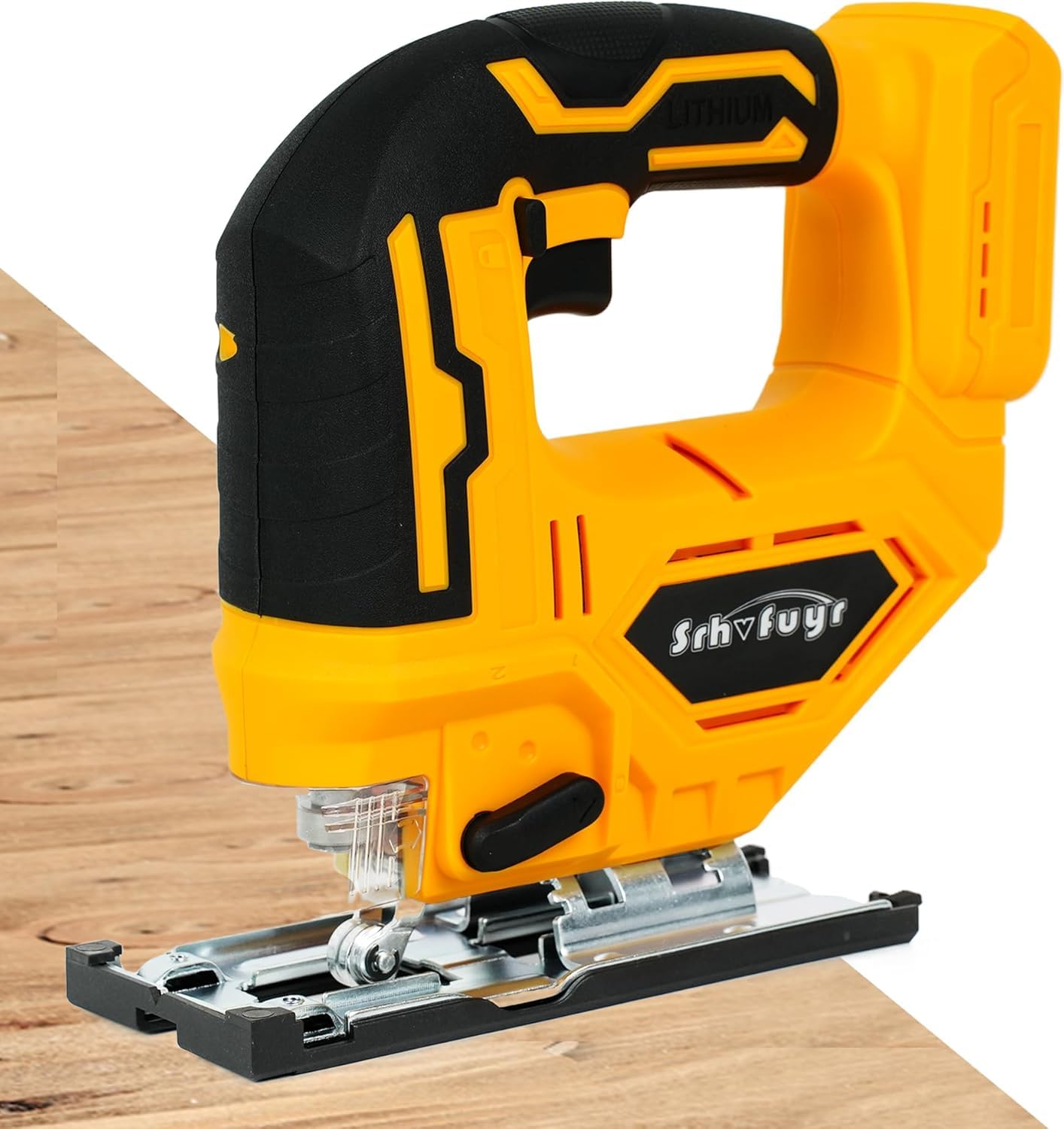 Cordless Jig Saw for Dewalt 20v Max Battery, Brushless Jigsaw Cut Off Tool, Variable Speed 2900RPM, 45° Beveled Cuts, 3 Orbital Action, for Straight/Curve/Circle Cutting(Tool Only)