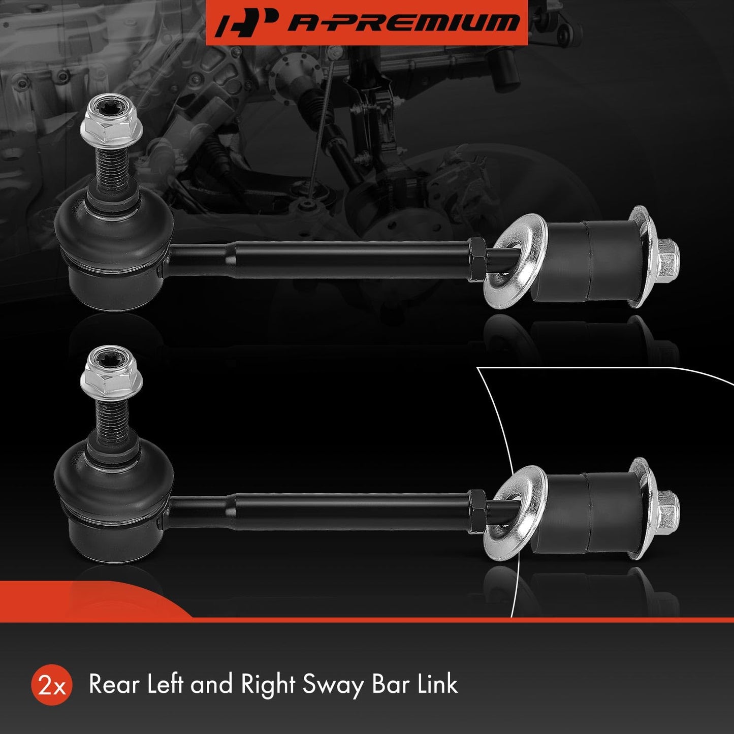 A-Premium 2 x Rear Sway Bar Links Stabilizer Bar Links, Compatible with Ford Escape 2013-2018, Lincoln MKC 2015-2019