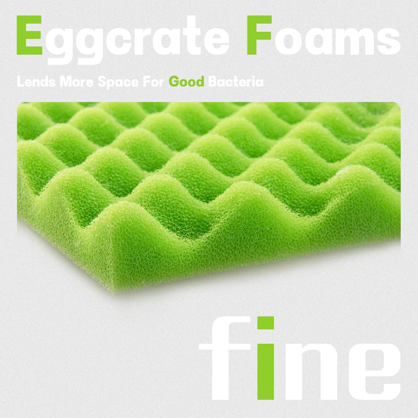 LTWHOME Fish Pond Foam Filter Sponge Set 25-Inch X 18-Inch Media(Pack of 1 Set)