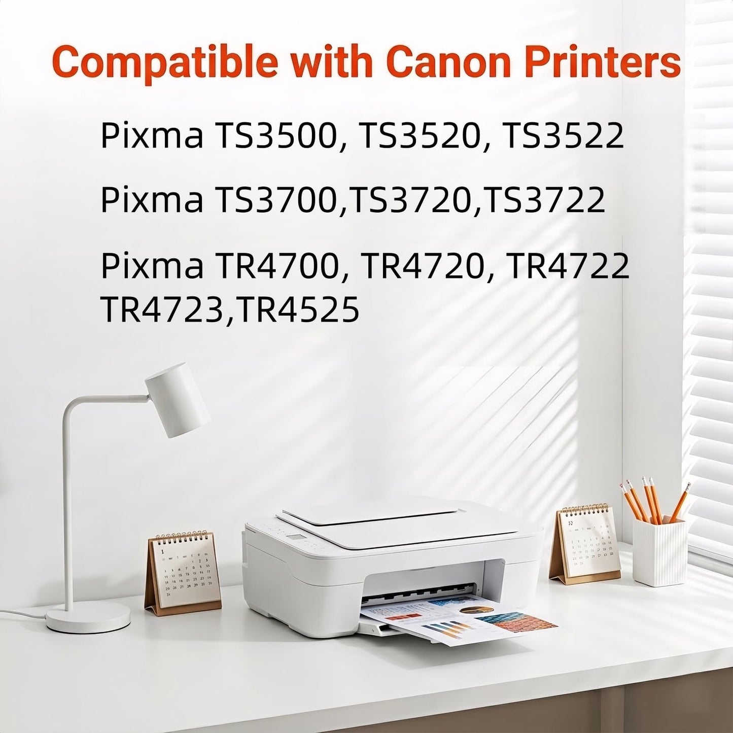 275XL 276XL Ink Cartridge Replacement for Canon 275XL 276XL Pixma TS3500 TR4720 TS3522 TS3722 TS3520 TS3720 TS3500 TR4723 TR4722 TR4700 Printer (2- Pack Combo Black Color)