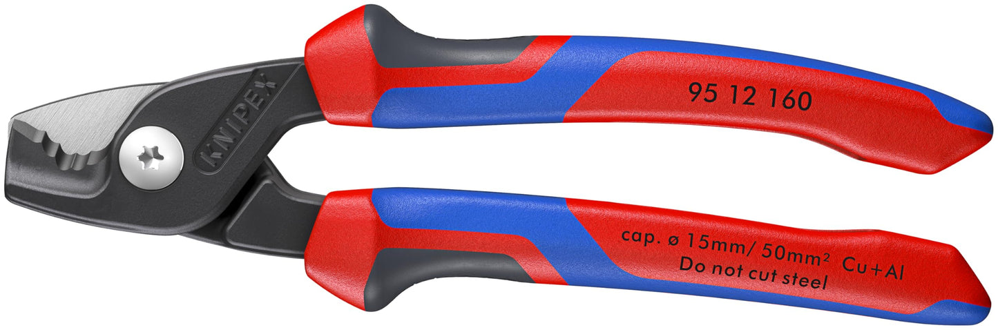 KNIPEX Tools 95 12 160 StepCut Cable Shears, 6-1/4"