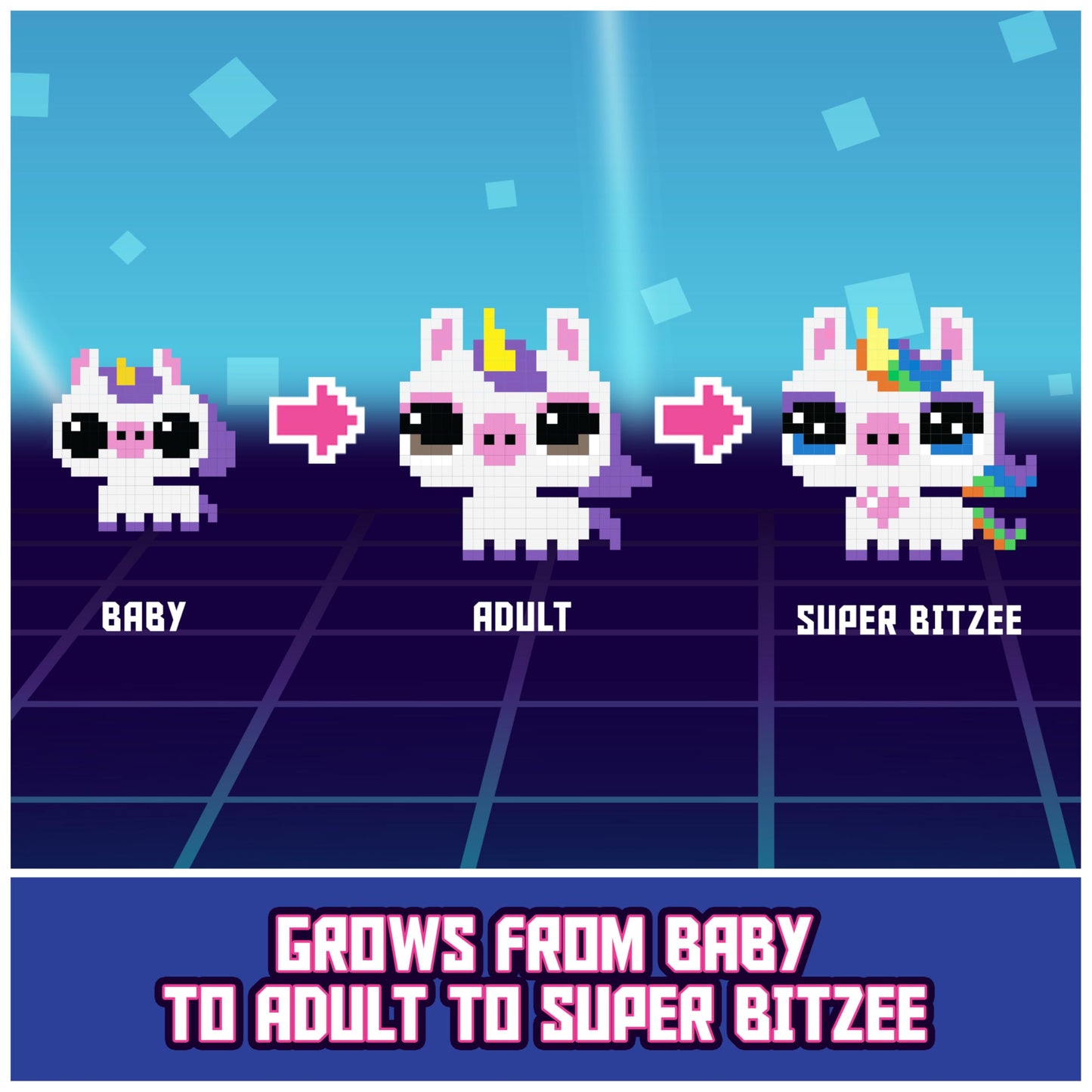 Bitzee, Magicals with 20 Interactive Characters Inside, Great for Easter Gifts, Digital Pet Reacts to Touch
