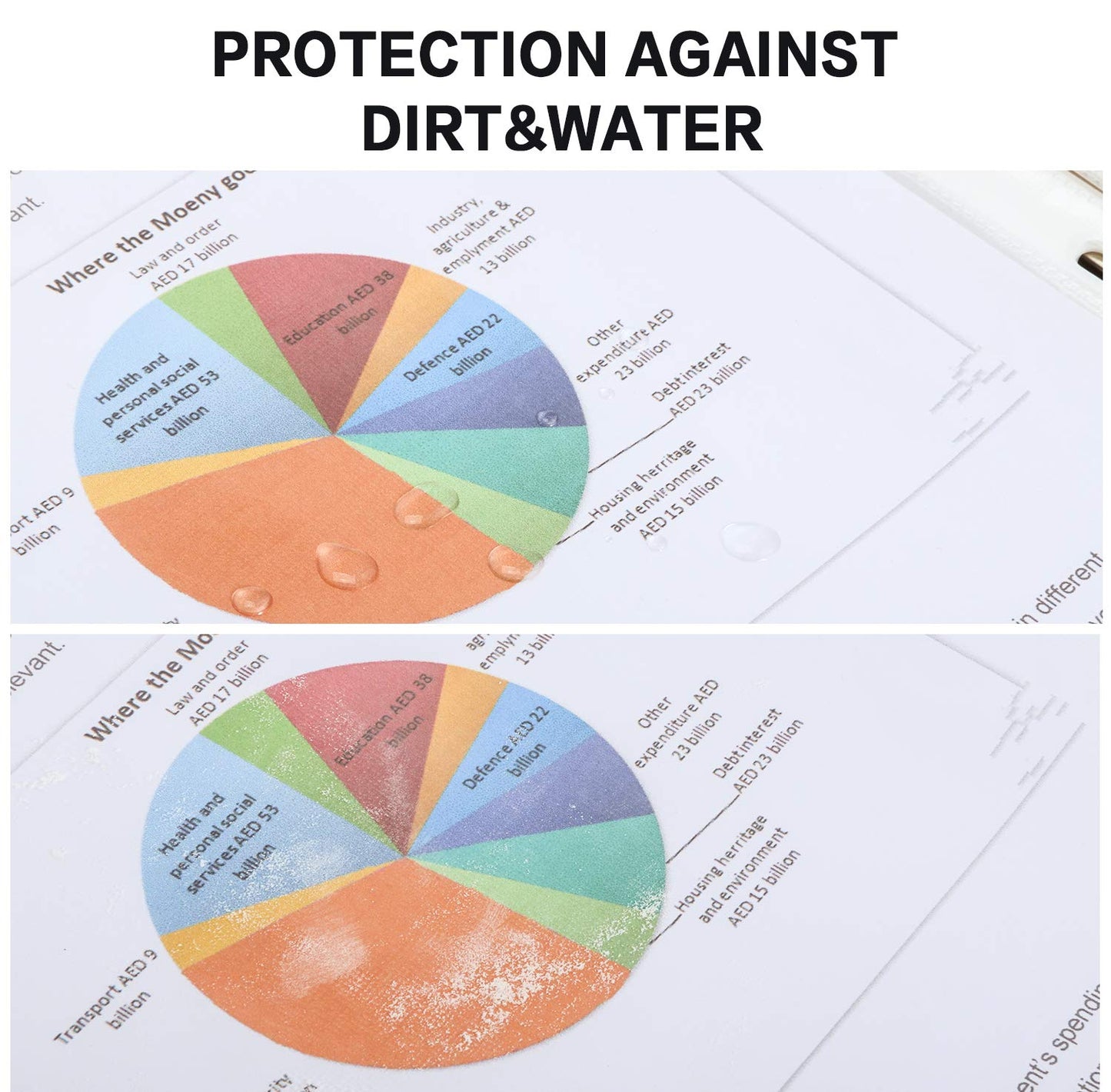 Sheet Protectors, PANDRI 500 Pack Clear Heavy Duty Plastic Page Protectors Sheet Reinforced 11-Hole Fit for 3 Ring Binder Fits Standard 8.5 x 11 Paper, 9.25 x 11.25 Top Loaded, Acid Free