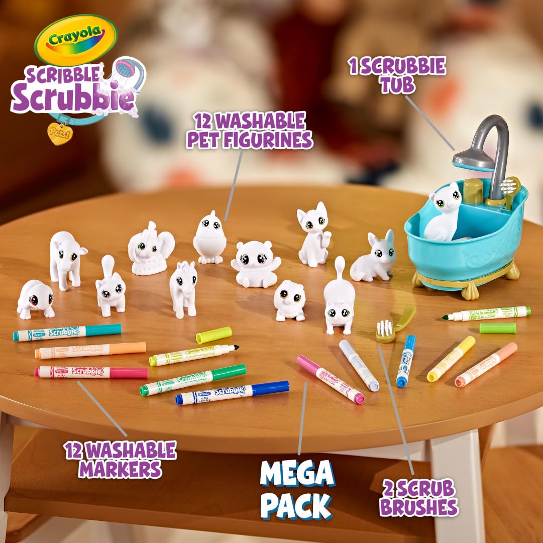 Crayola Scribble Scrubbie Pets Mega Set 2.0