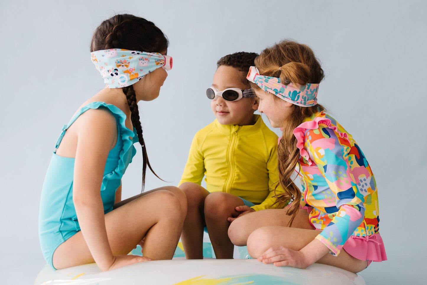 SPLASH SWIM GOGGLES - Mermaid - Fun, Fashionable, Comfortable - Fits Kids and Adults - Won't Pull Your Hair - Easy to Use - High Visibility Anti-Fog Lenses - ORIGINAL PATENT PENDING DESIGN