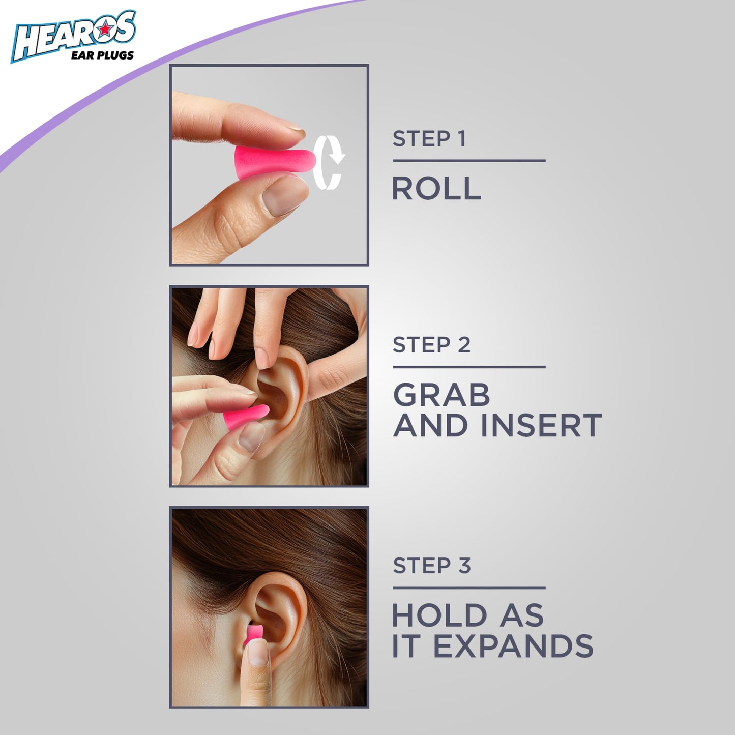 HEAROS Sleep Pretty in Pink Ear Plugs With The Highest Snoring & Noise Canceling Rating NRR 32 Making This Pink Ear Plugs For Sleeping The Best Gift