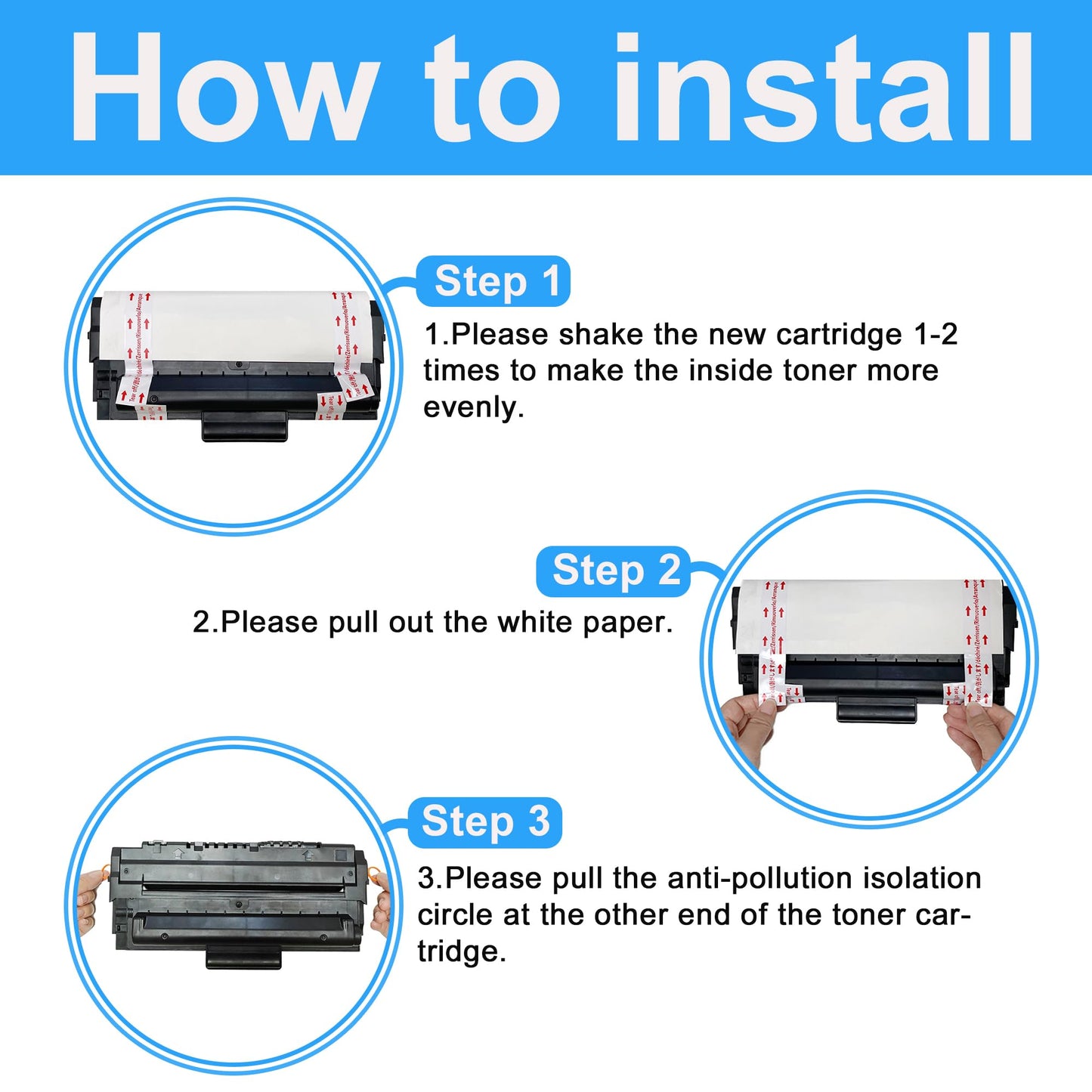 LCL Compatible Toner Cartridge for Samsung MLT-D109S 2000 Pages (1-Pack,Black) for Samsung SCX-4300