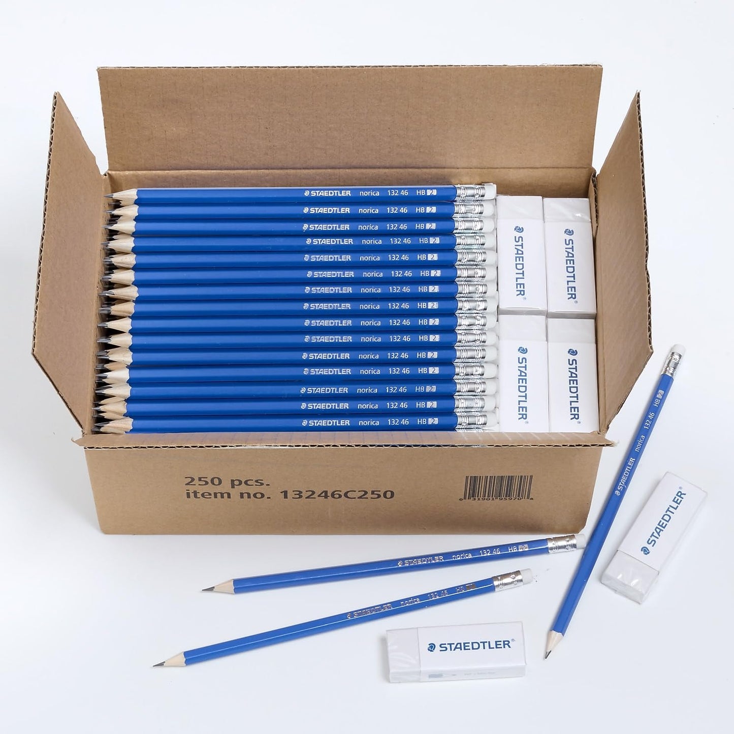 Norica Pencil Class & Eraser Class Pack, 250ct