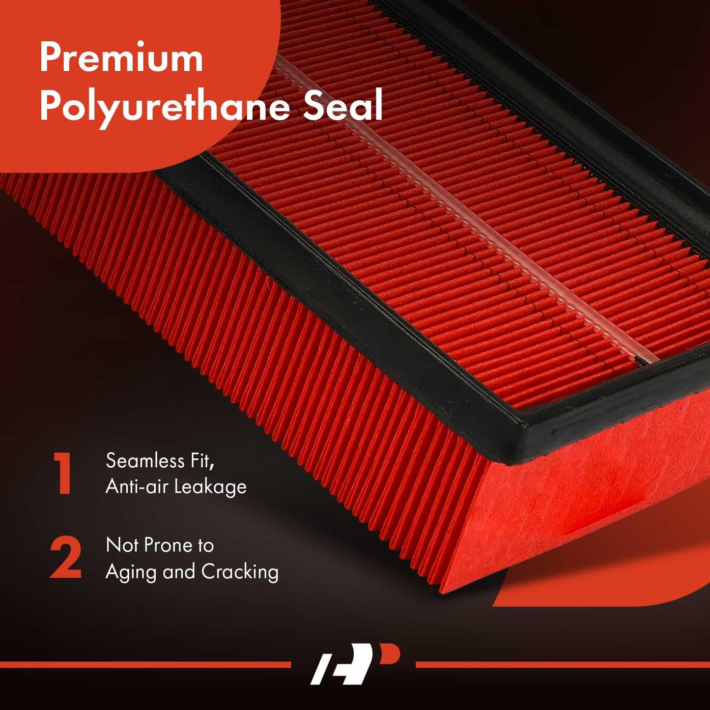 A-Premium 2-PC Pre-oiled Engine Air Filter Compatible with Dodge Ram 2500, Ram 3500 & Mercedes-Benz C230, C240, C250, C280, C300, C320, C350, C55 AMG, E300, E320, E350, E500, E550