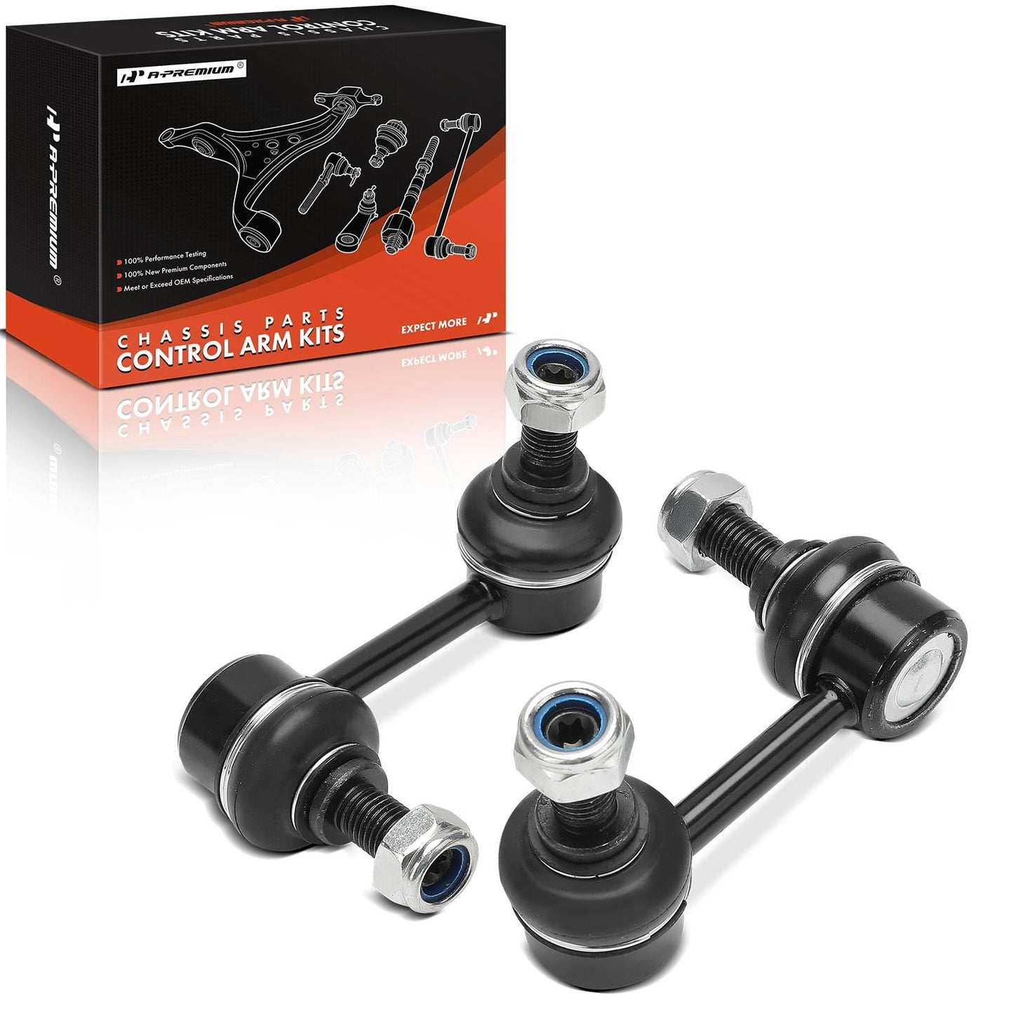 A-Premium Sway Bar Link Replacement for Dodge Journey 2009-2020, Rear Left and Right, A Set of 2