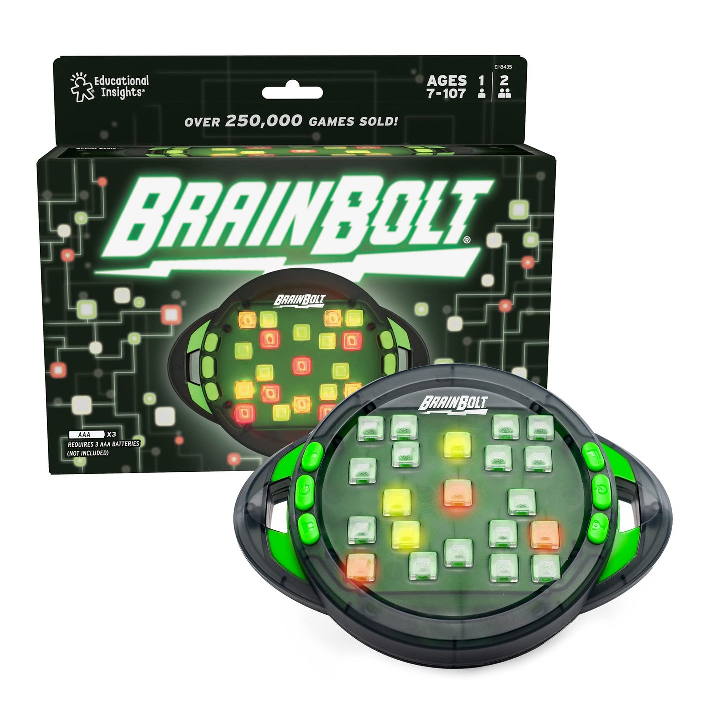 Educational Insights BrainBolt, Brain Teaser Puzzles, Memory Game for Ages 7 to 107