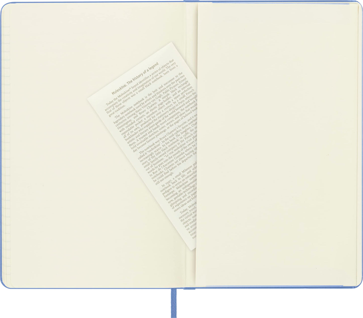 Moleskine Classic Notebook, Large, Ruled, Hydrangea Blue, Hard Cover (5 X 8.25)