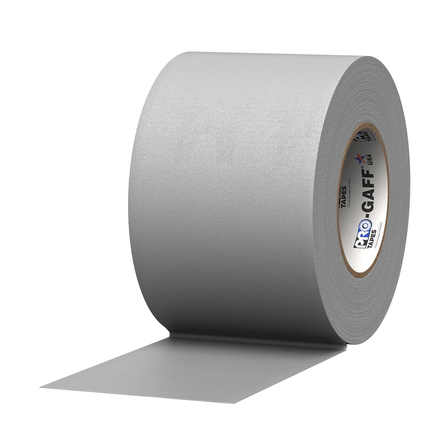 ProTapes 4" Width Pro Gaff Premium Matte Cloth Gaffer's Tape with Rubber Adhesive, 11 Mils Thick, 55 Yds Length, Grey (Pack of 1)