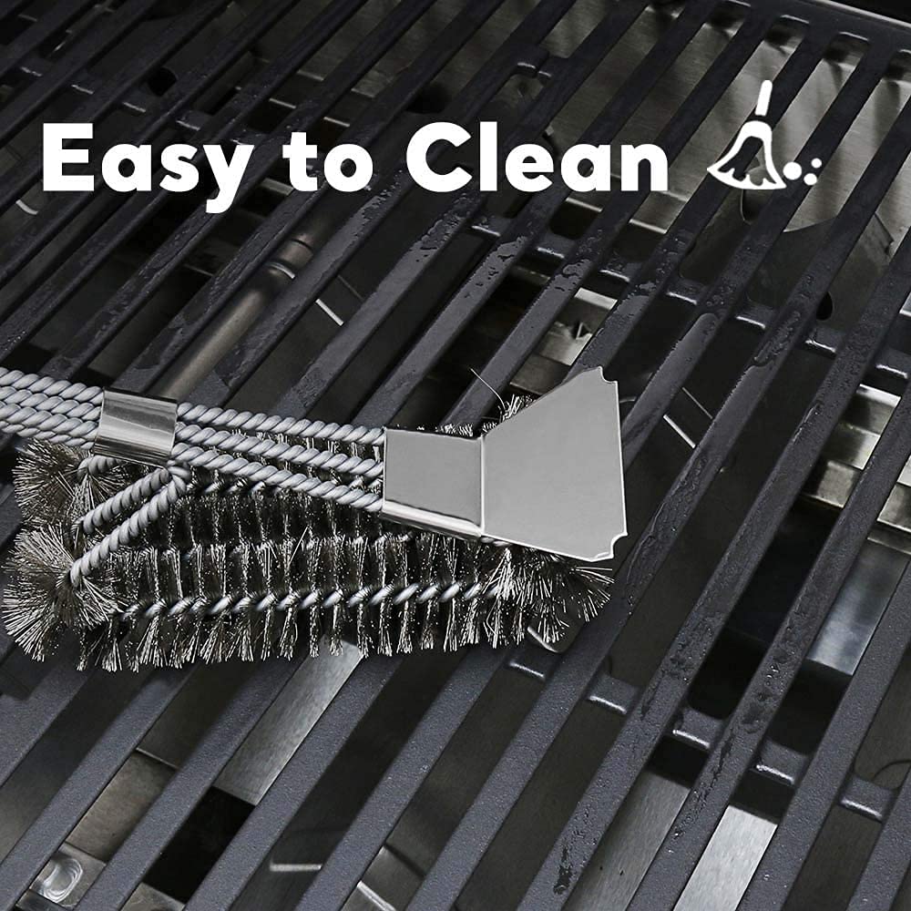 Uniflasy Cast Iron Cooking Grate Replacement for Nexgrill 4 Burner 720-0830H, 720-0958A, 720-0670A, 720-0783E, 5 Burner 720-0888N, Replacement for Kenmore 41516106210 415.16106210, 17 Inches