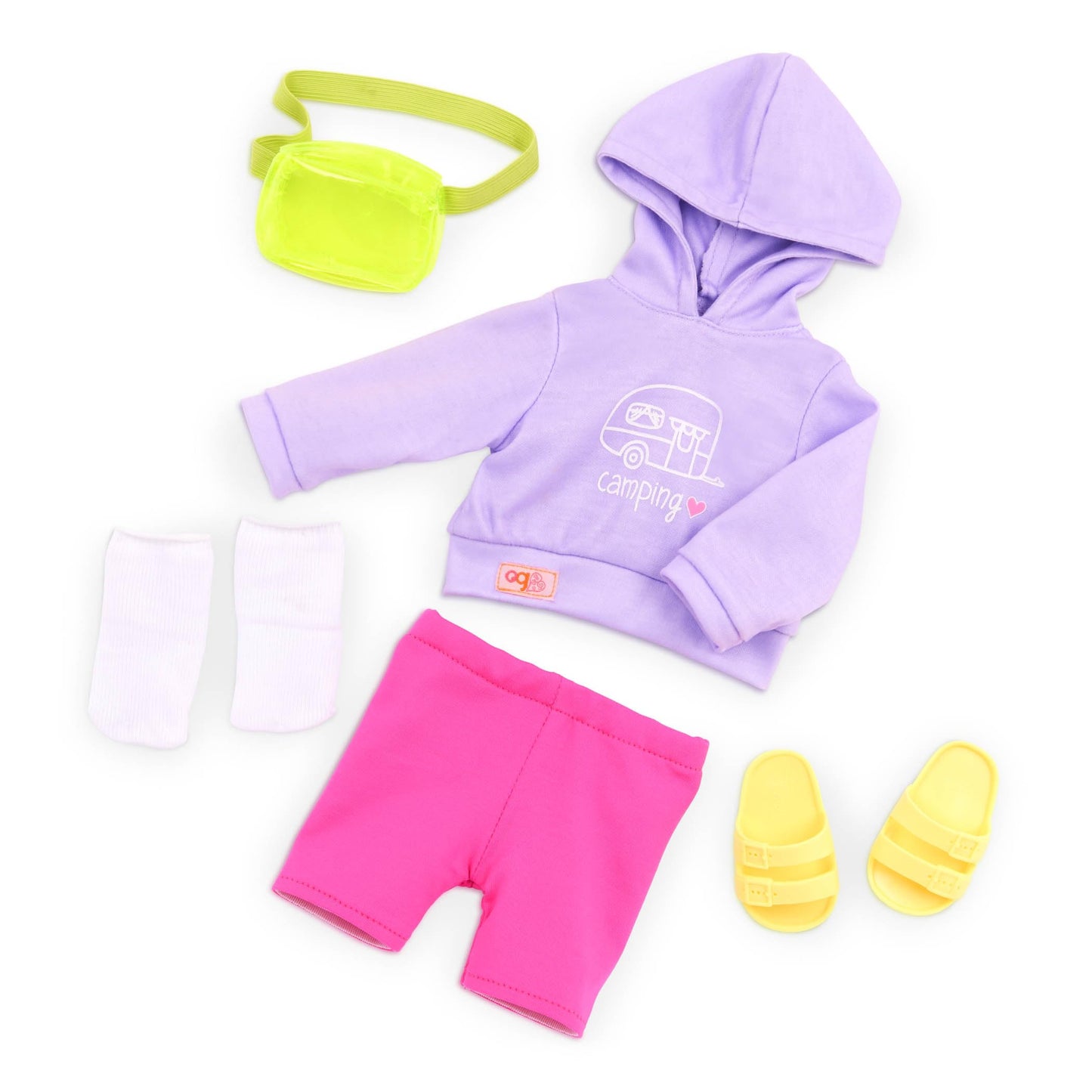 Our Generation – 18-inch Camper Doll – Lifelike Hazel Eyes & Wavy Brown Hair – Light-up Lantern & Camping Accessories – Pretend Play – Toys for Kids Ages 3 Years & Older – Vivian