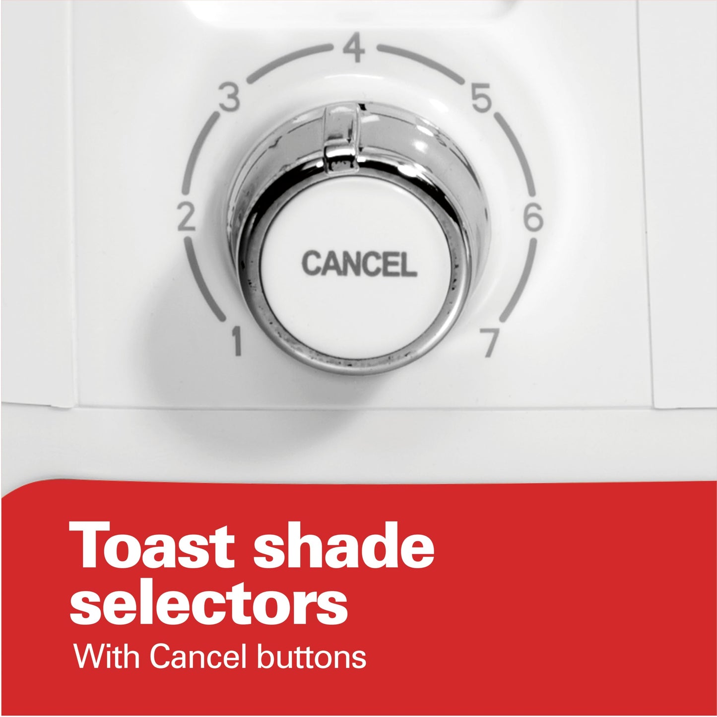 Hamilton Beach 4 Slice Toaster, White, 24218