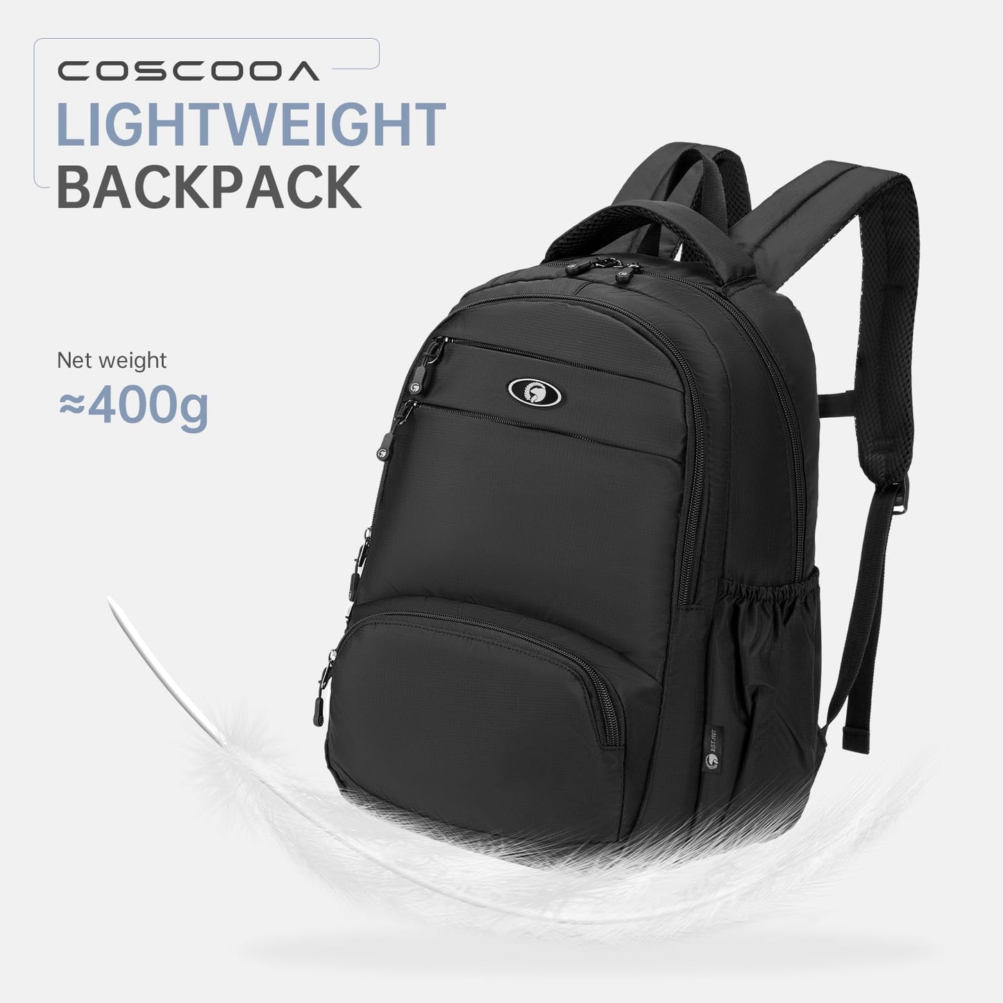 COSCOOA Carry On Travel Backpack 43x33x15 CM,6x13x17 inch Personal Item Bag for Budget Flights in Canada,Underseat Travel Duffel Bag,14 inch Laptop Backpack Flight Approved