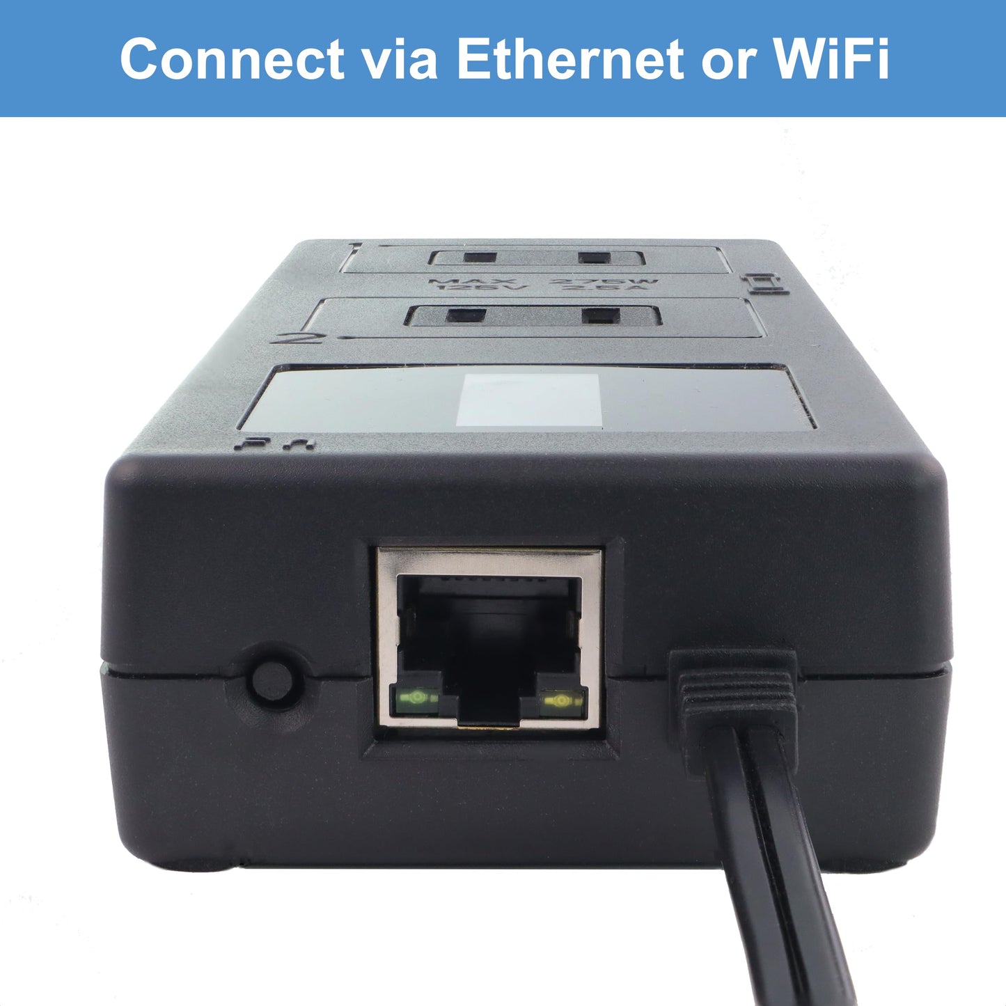 ezOutlet5-2R - Dual Outlet Internet Enabled IP & WiFi Remote Power Switch with Automatic Reboot - iOS | Android | Cloud | 2 Web Controllable AC Power Outlets - Model EZ-73a